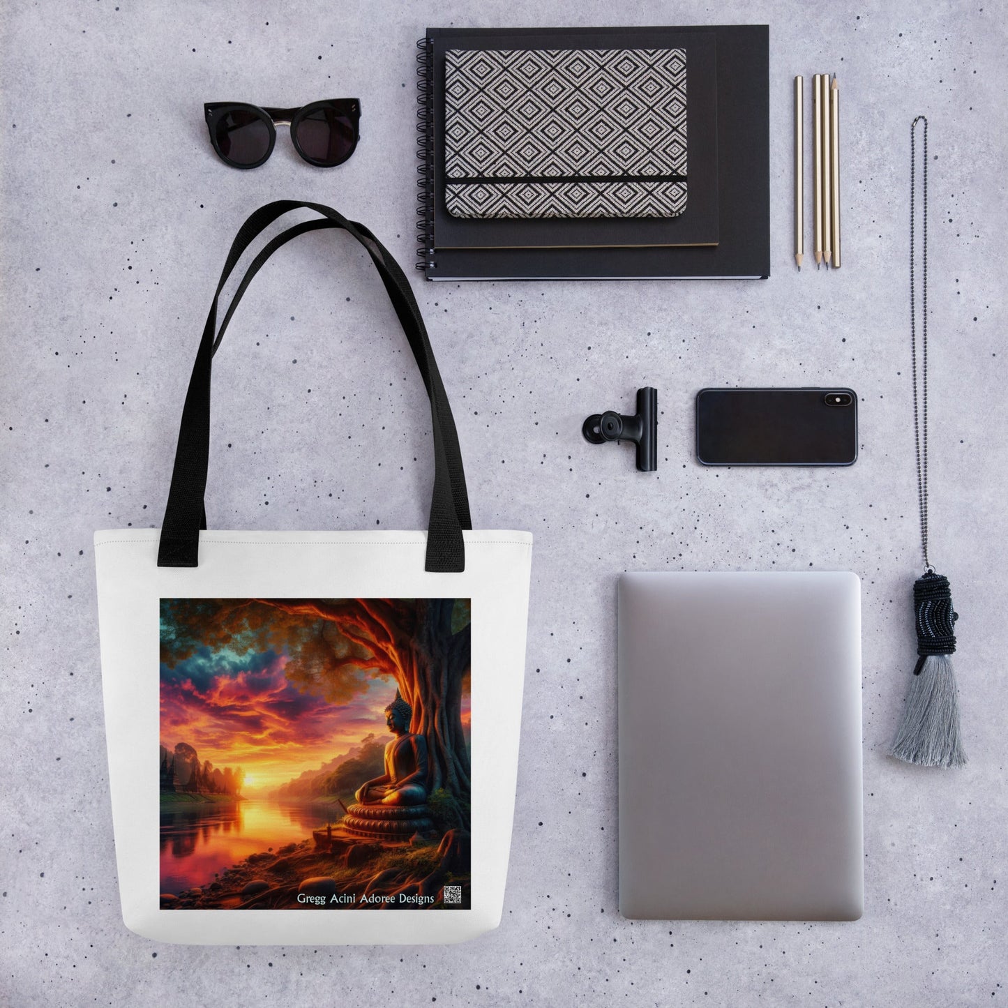 Tranquility Tote bag by Gregg Acini Adoree Designs - Gregg Acini Adoree Designs - Tote Bag