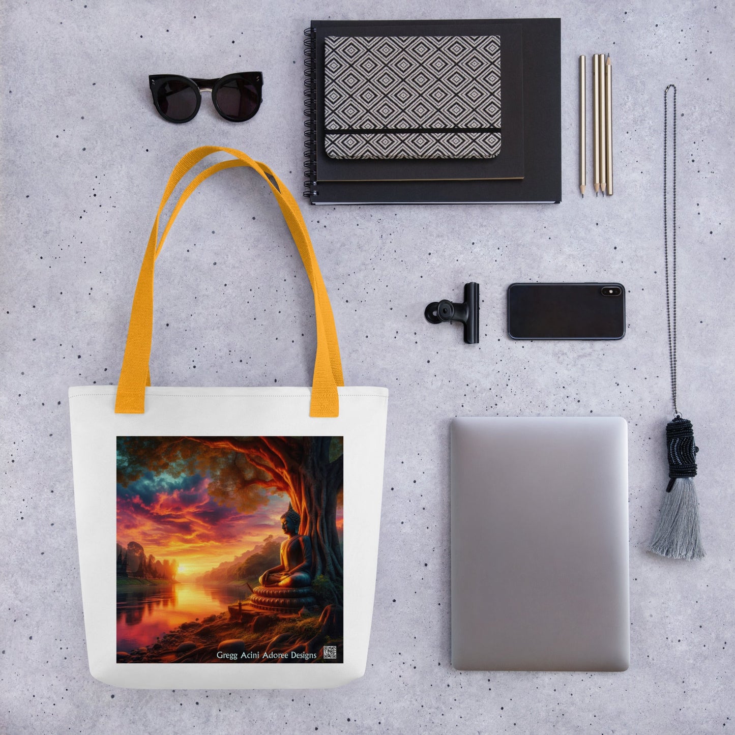 Tranquility Tote bag by Gregg Acini Adoree Designs - Gregg Acini Adoree Designs - Tote Bag