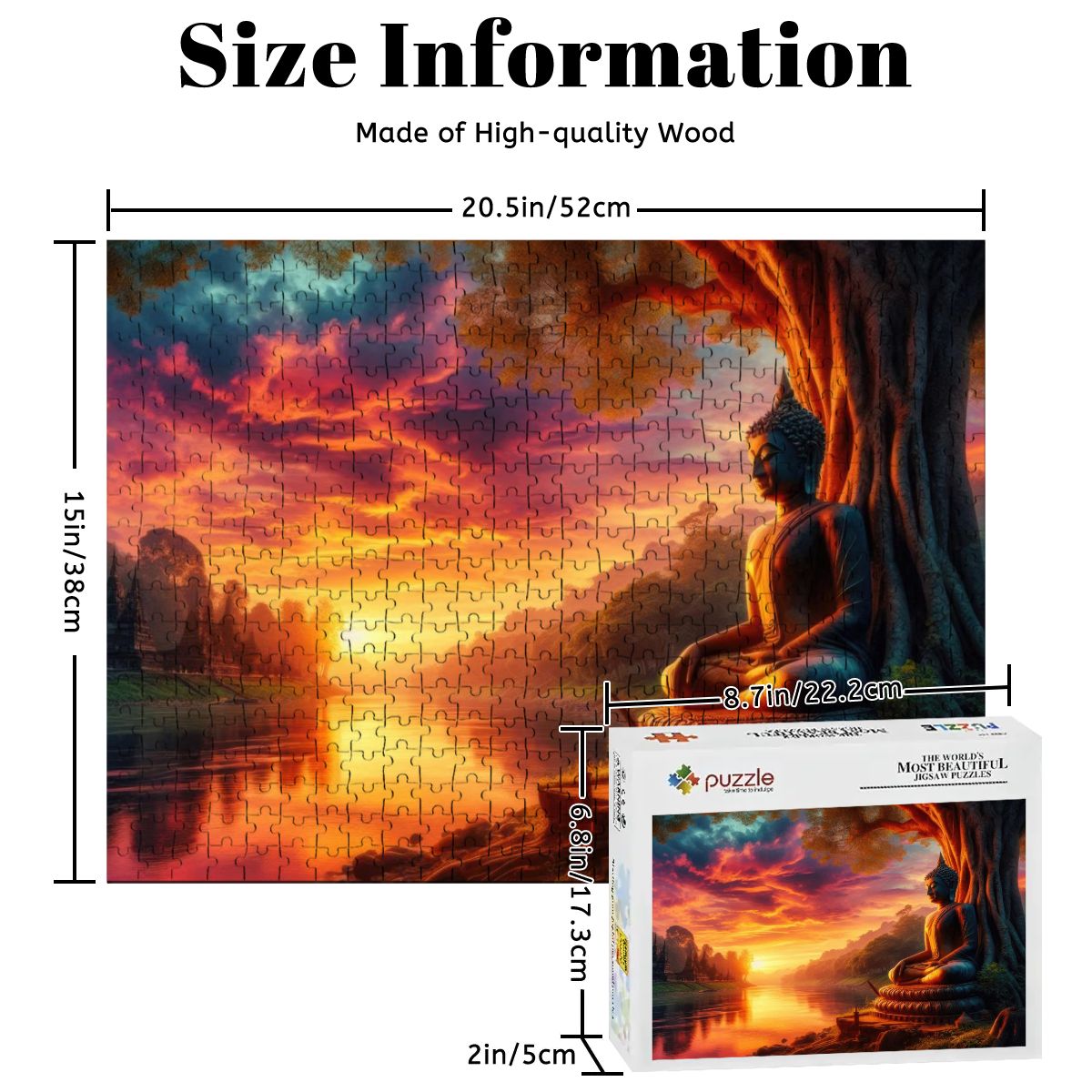Tranquility Wooden Jigsaw Puzzles 500 pcs - Gregg Acini Adoree Designs - Jigsaw Puzzle