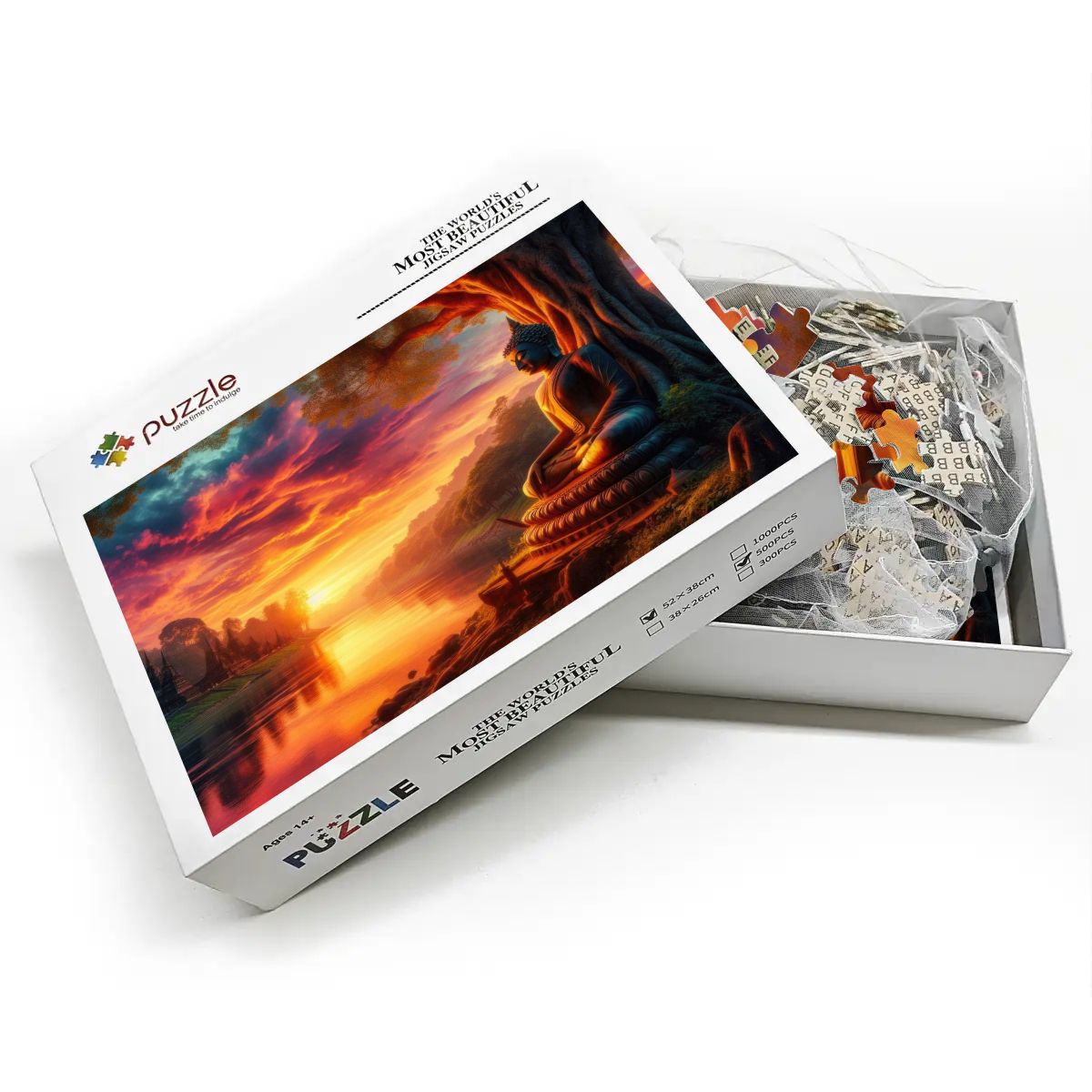 Tranquility Wooden Jigsaw Puzzles 500 pcs - Gregg Acini Adoree Designs - Jigsaw Puzzle