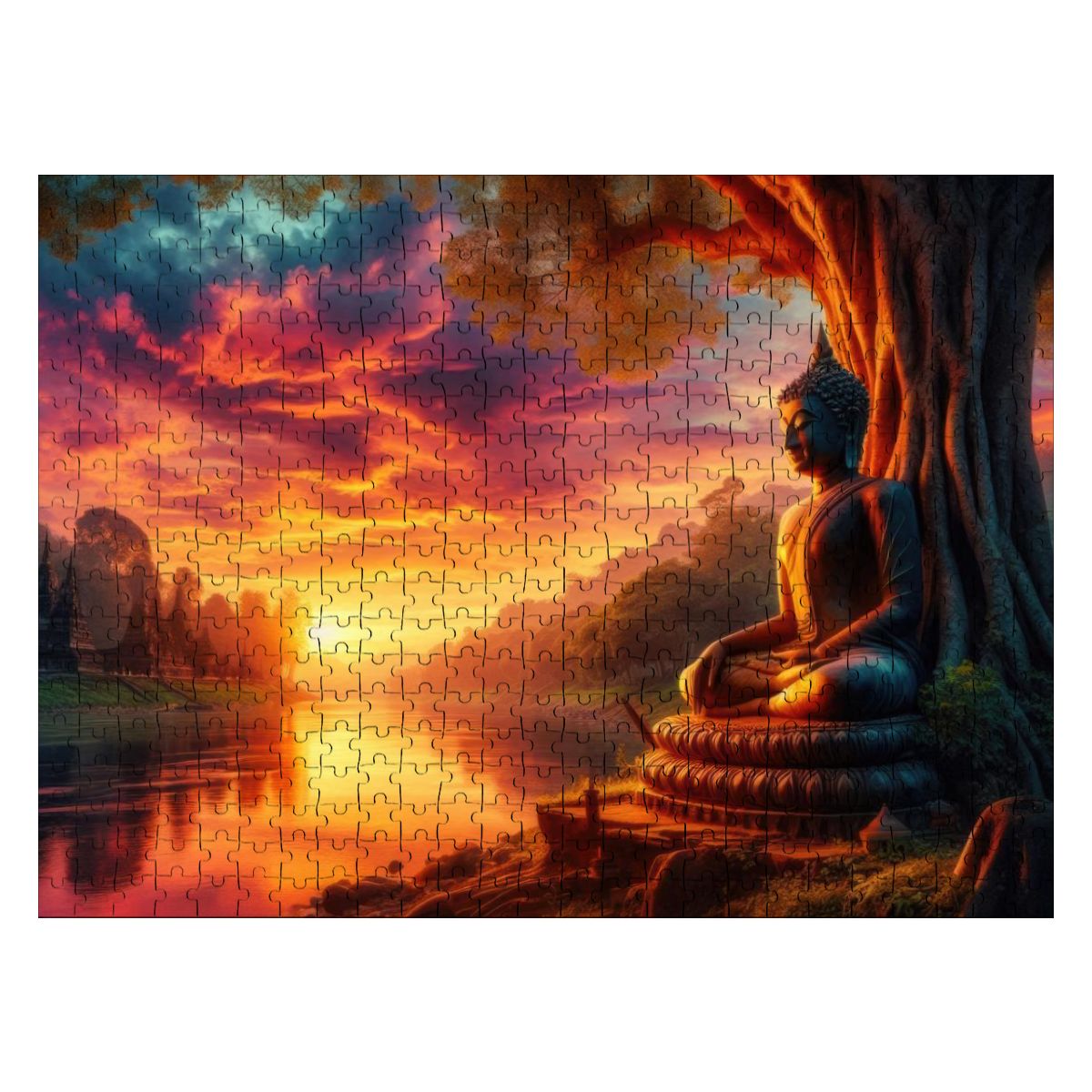 Tranquility Wooden Jigsaw Puzzles 500 pcs - Gregg Acini Adoree Designs - Jigsaw Puzzle