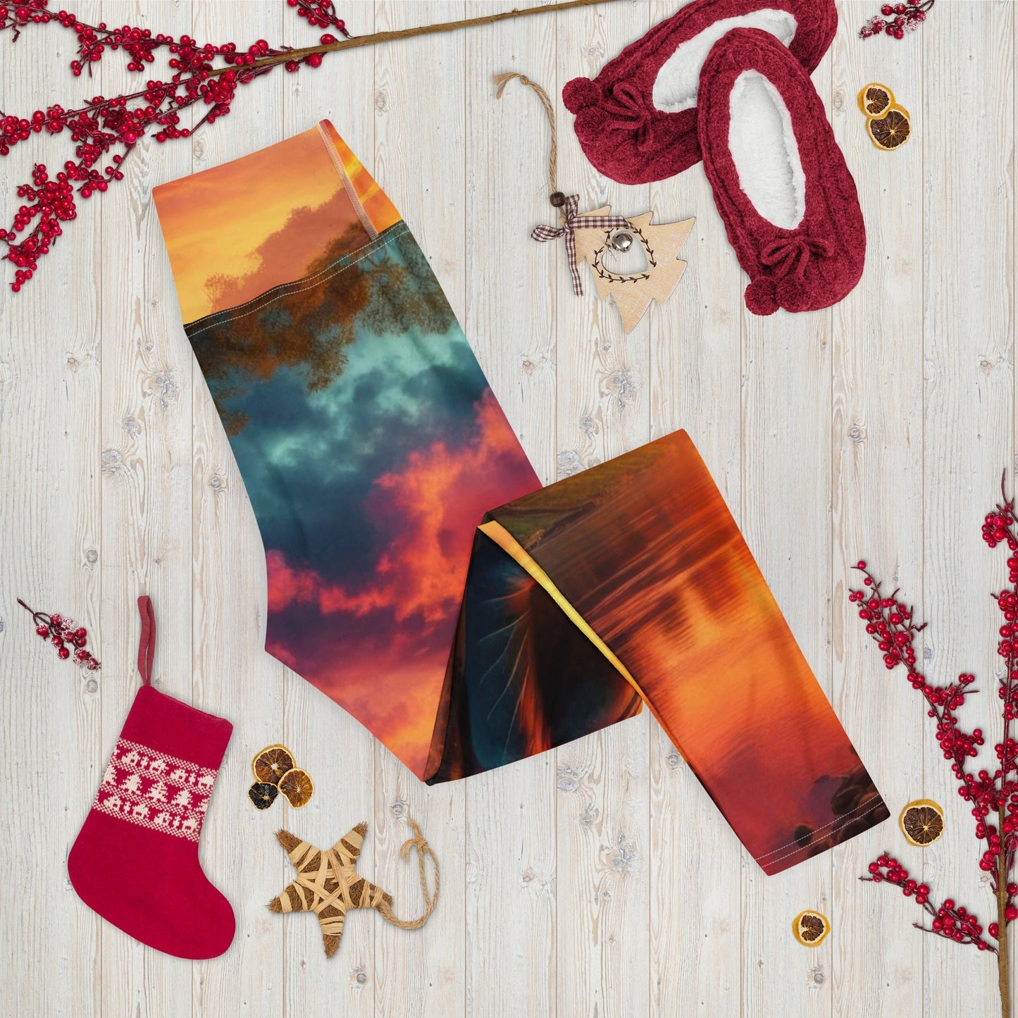 Tranquility Yoga Leggings - Gregg Acini Adoree Designs - Leggings