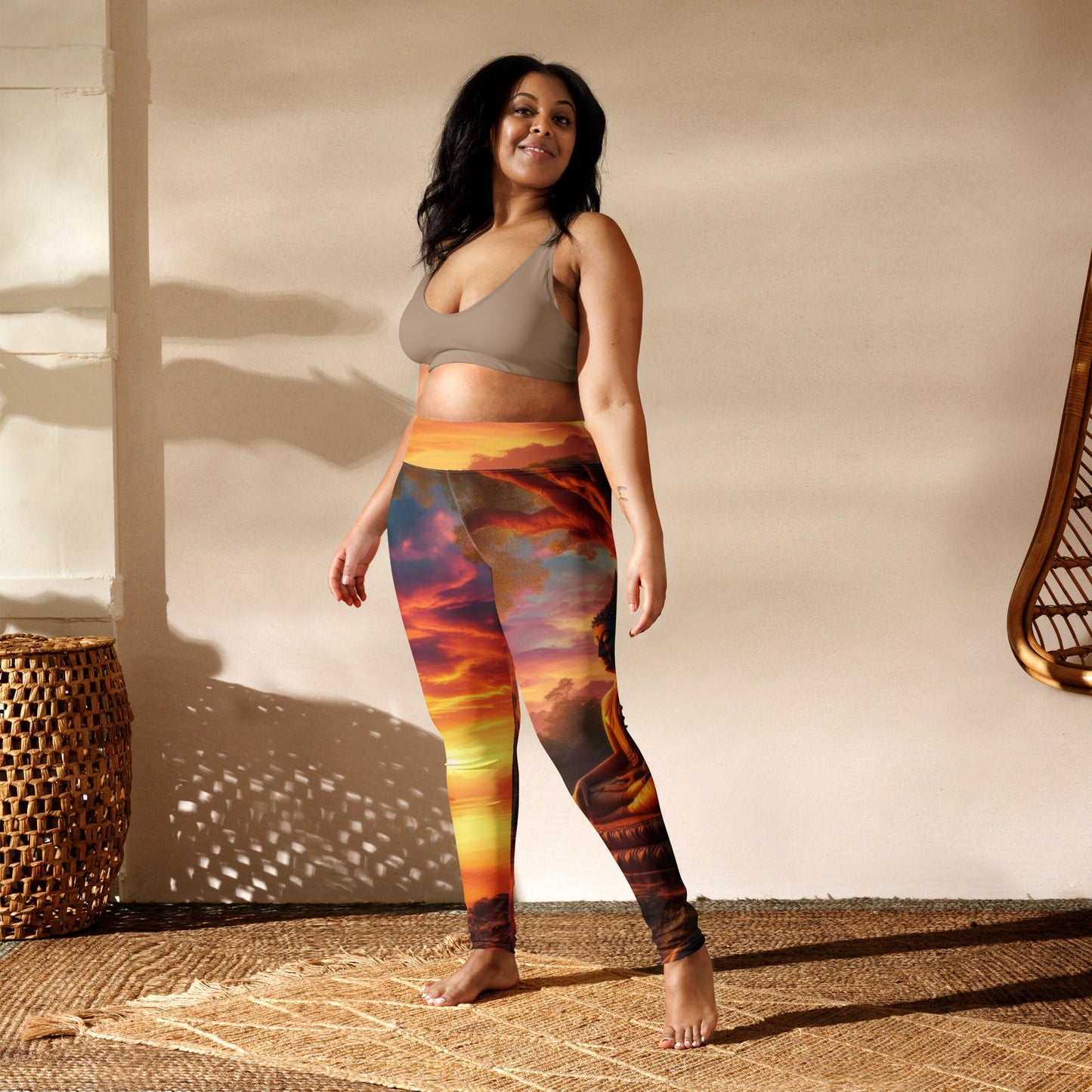 Tranquility Yoga Leggings - Gregg Acini Adoree Designs - Leggings