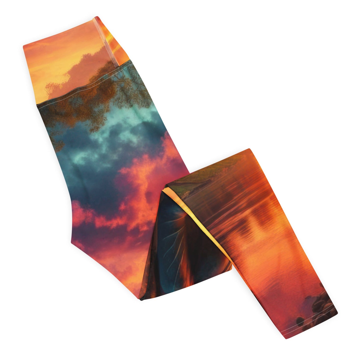 Tranquility Yoga Leggings - Gregg Acini Adoree Designs - Leggings