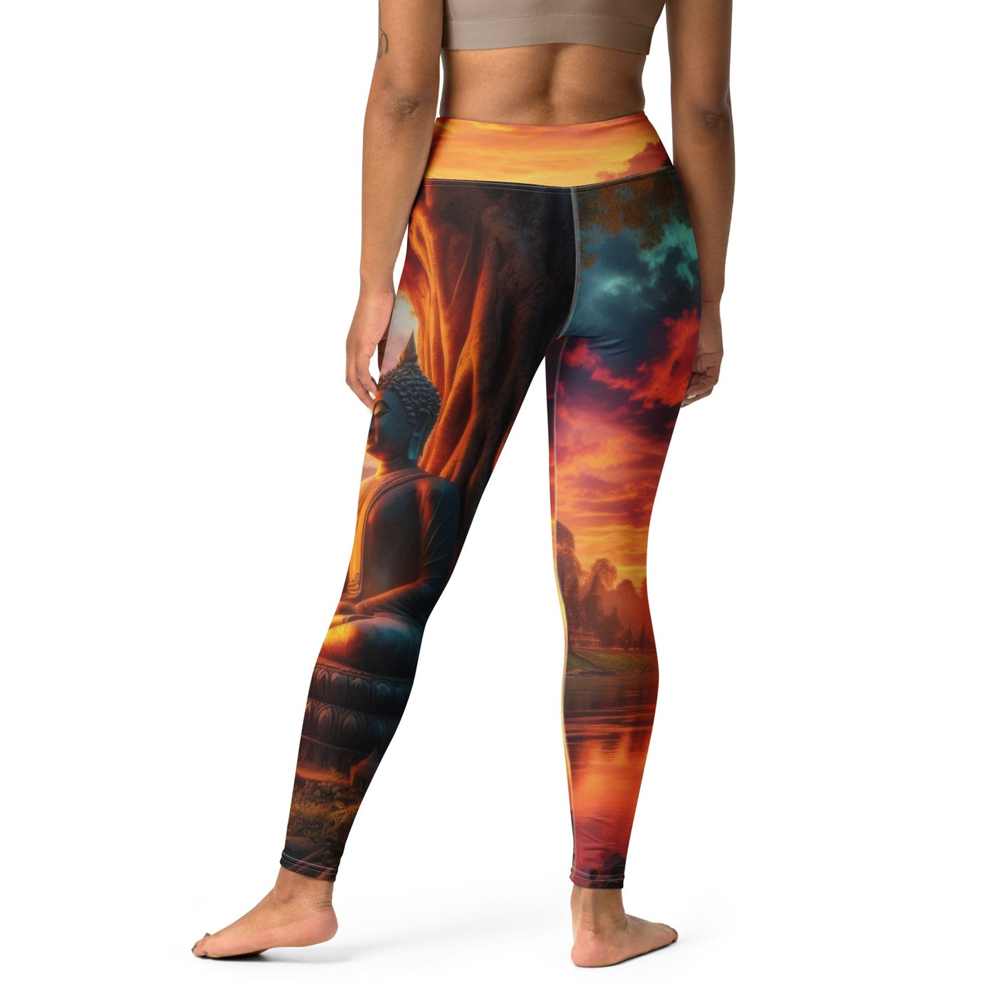 Tranquility Yoga Leggings - Gregg Acini Adoree Designs - Leggings