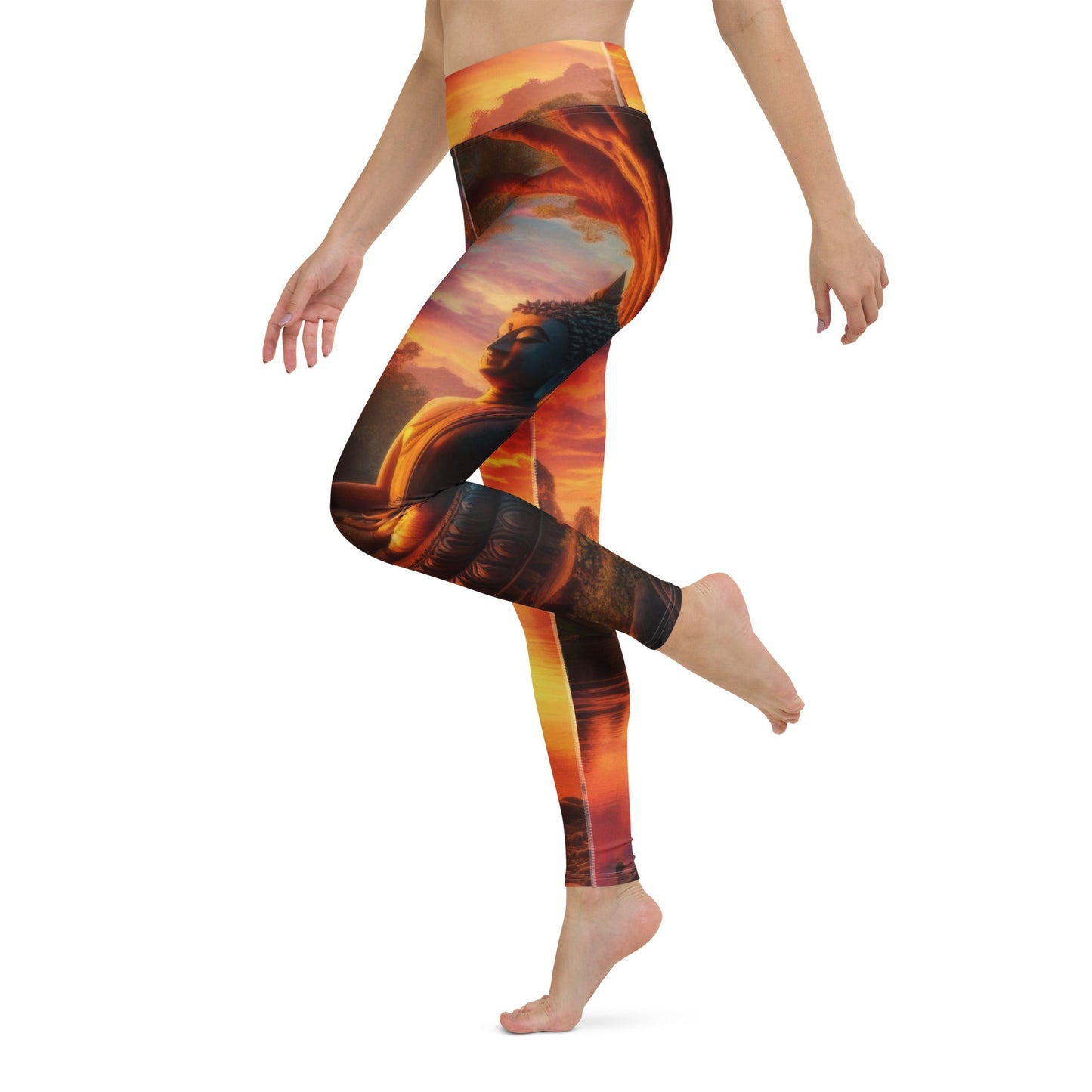 Tranquility Yoga Leggings - Gregg Acini Adoree Designs - Leggings
