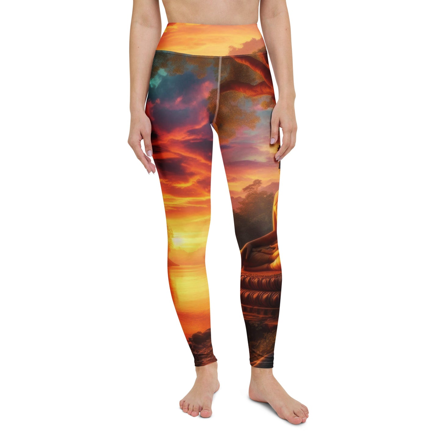 Tranquility Yoga Leggings - Gregg Acini Adoree Designs - Leggings