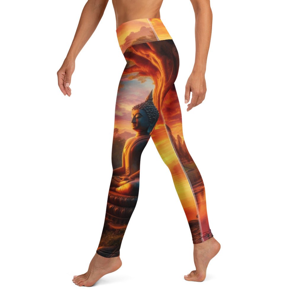 Tranquility Yoga Leggings - Gregg Acini Adoree Designs - Leggings
