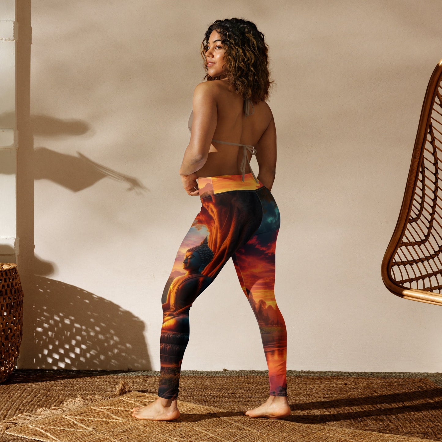 Tranquility Yoga Leggings - Gregg Acini Adoree Designs - Leggings