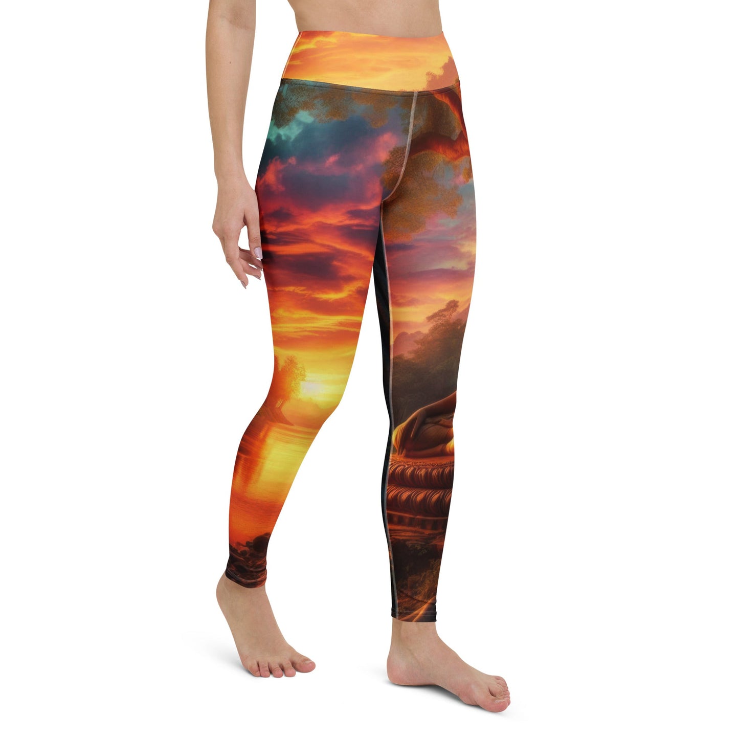 Tranquility Yoga Leggings - Gregg Acini Adoree Designs - Leggings