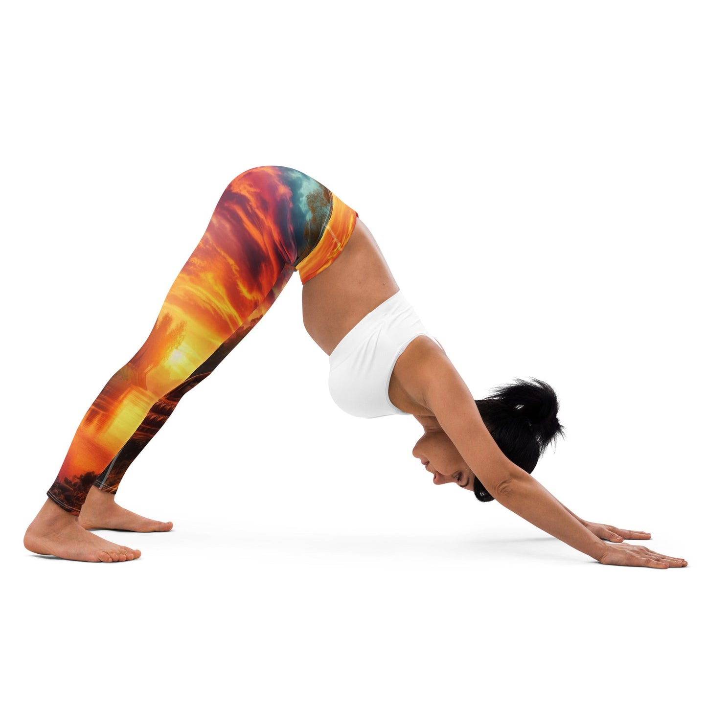 Tranquility Yoga Leggings - Gregg Acini Adoree Designs - Leggings