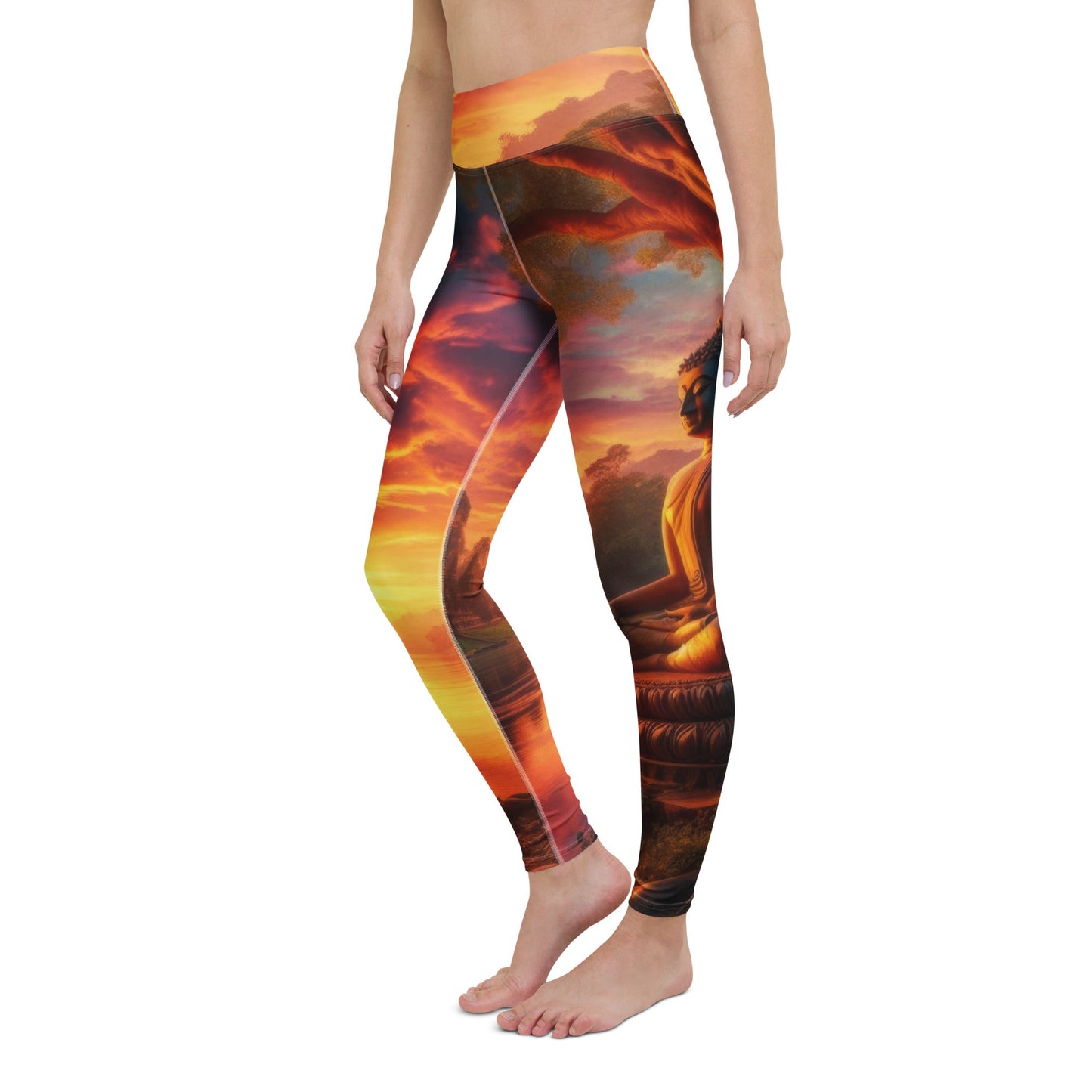 Tranquility Yoga Leggings - Gregg Acini Adoree Designs - Leggings