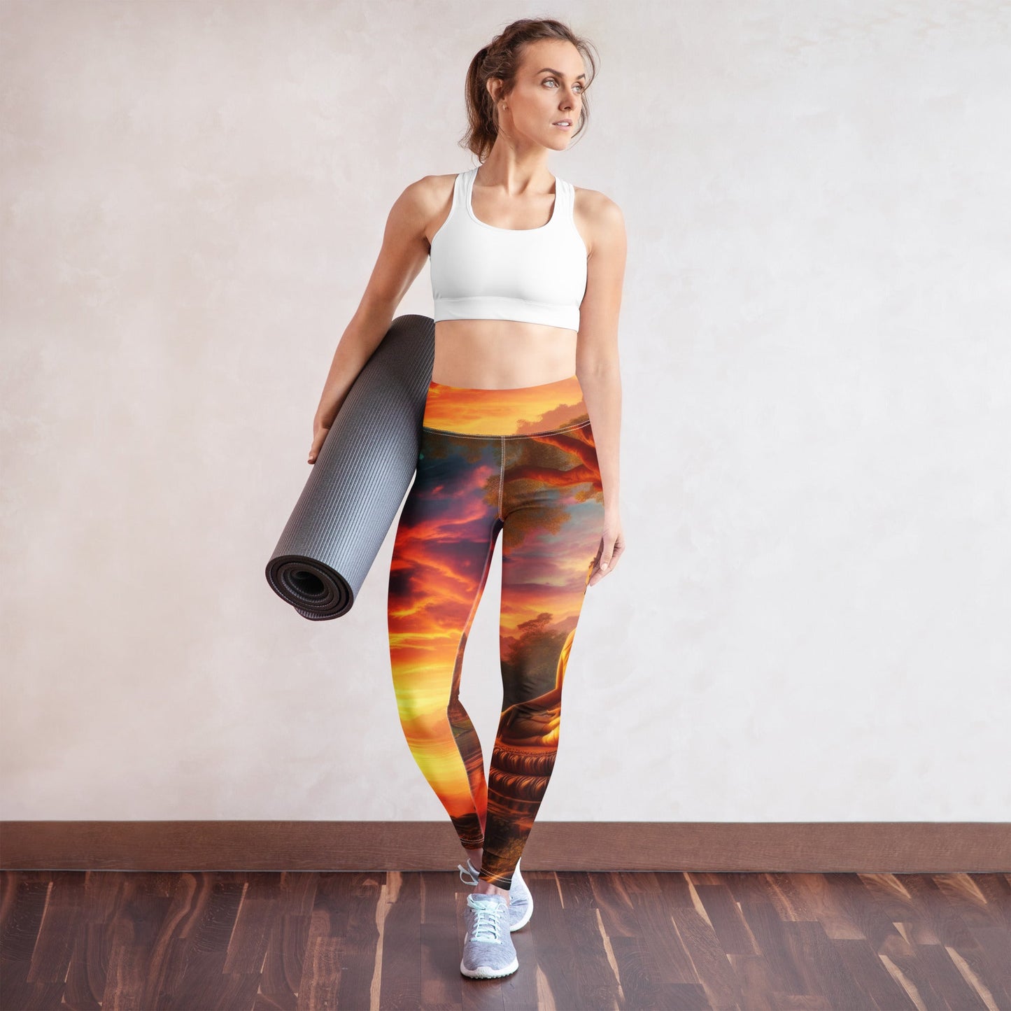 Tranquility Yoga Leggings - Gregg Acini Adoree Designs - Leggings