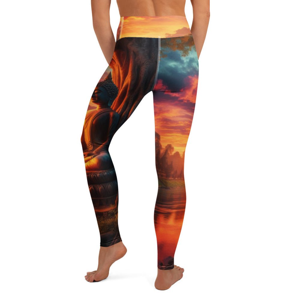 Tranquility Yoga Leggings - Gregg Acini Adoree Designs - Leggings
