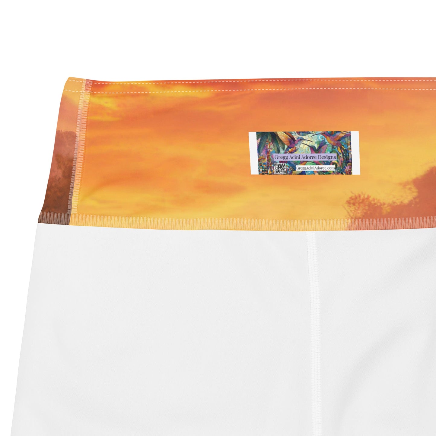 Tranquility Yoga Leggings - Gregg Acini Adoree Designs - Leggings