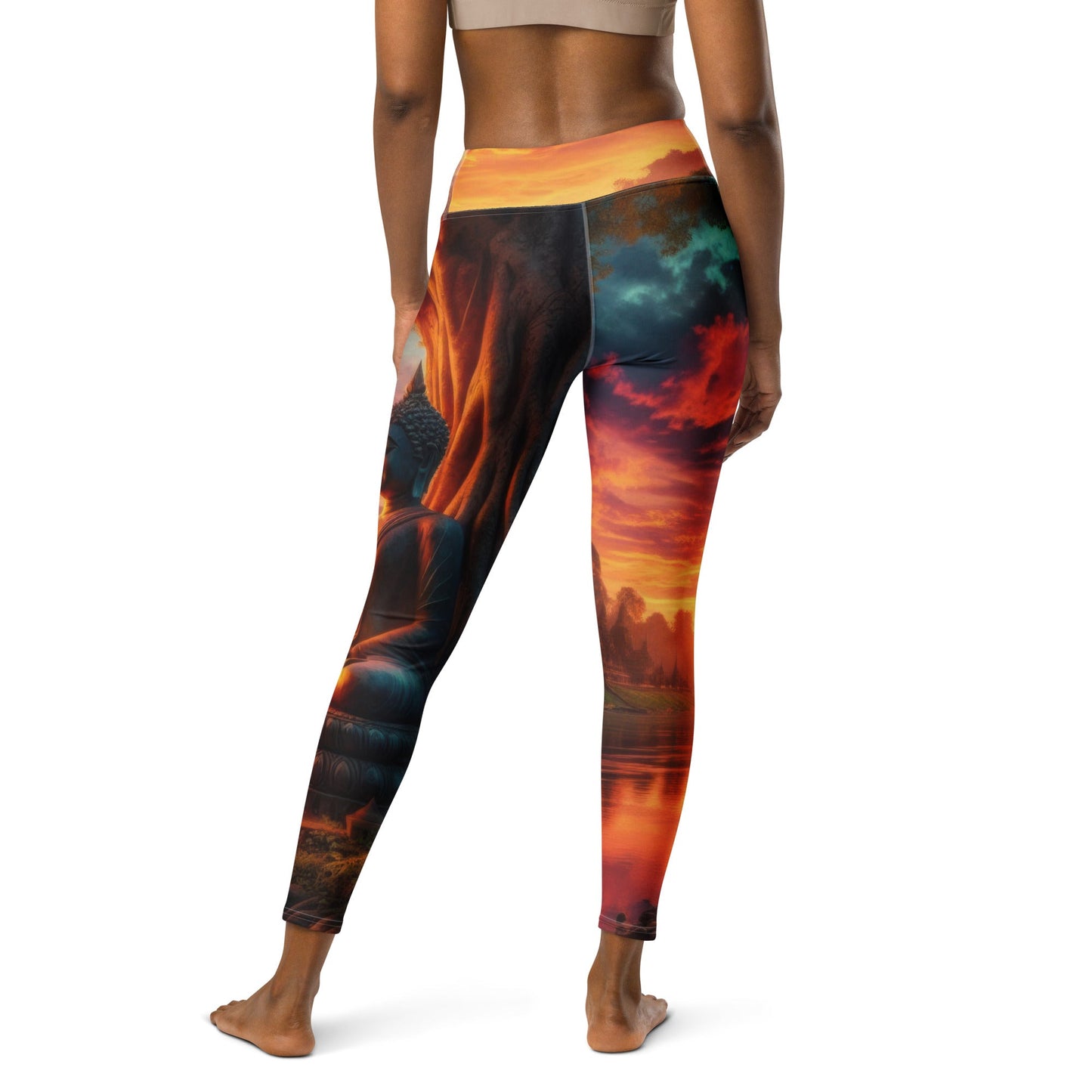 Tranquility Yoga Leggings - Gregg Acini Adoree Designs - Leggings