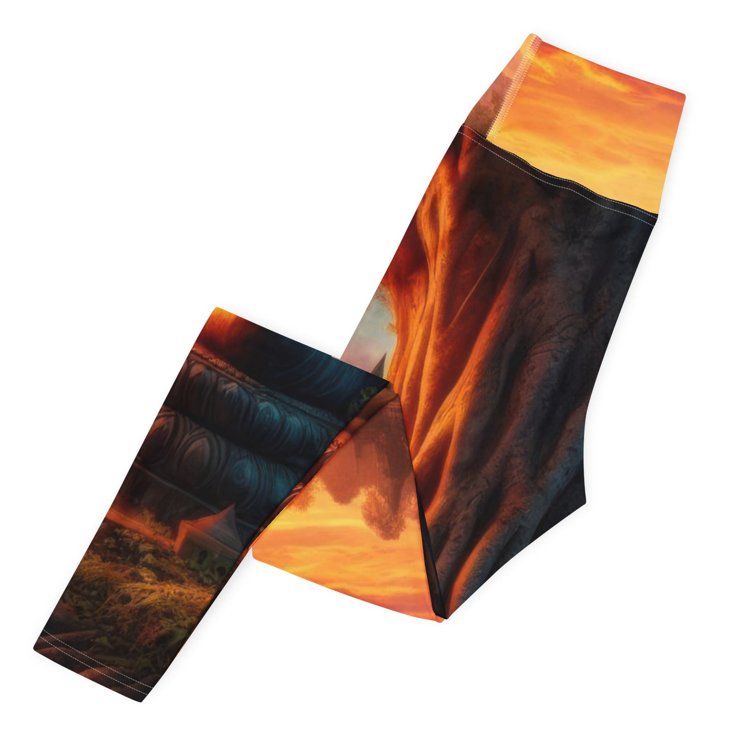 Tranquility Yoga Leggings - Gregg Acini Adoree Designs - Leggings