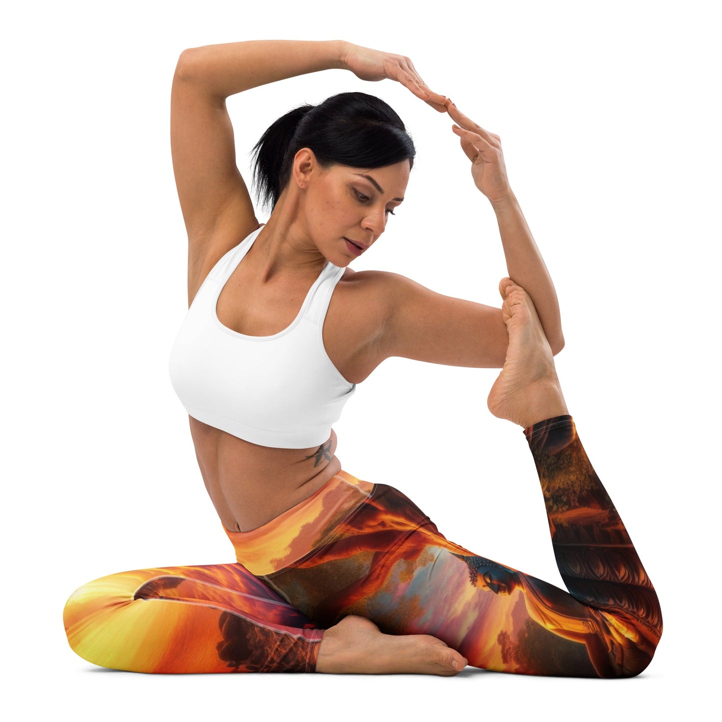 Tranquility Yoga Leggings - Gregg Acini Adoree Designs - Leggings