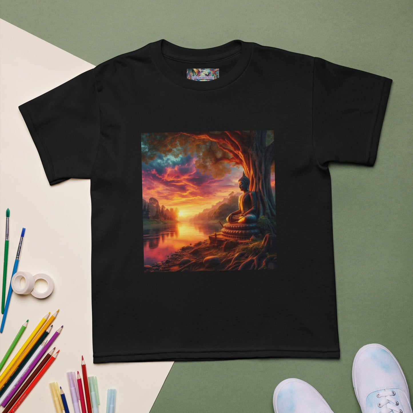 Tranquility Youth t-shirt - Gregg Acini Adoree Designs - Youth T-Shirt