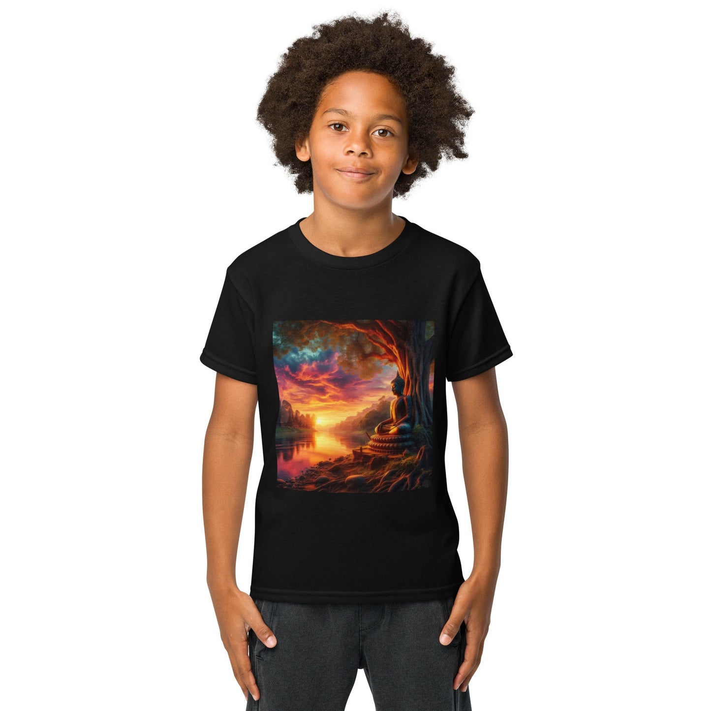 Tranquility Youth t-shirt - Gregg Acini Adoree Designs - Youth T-Shirt
