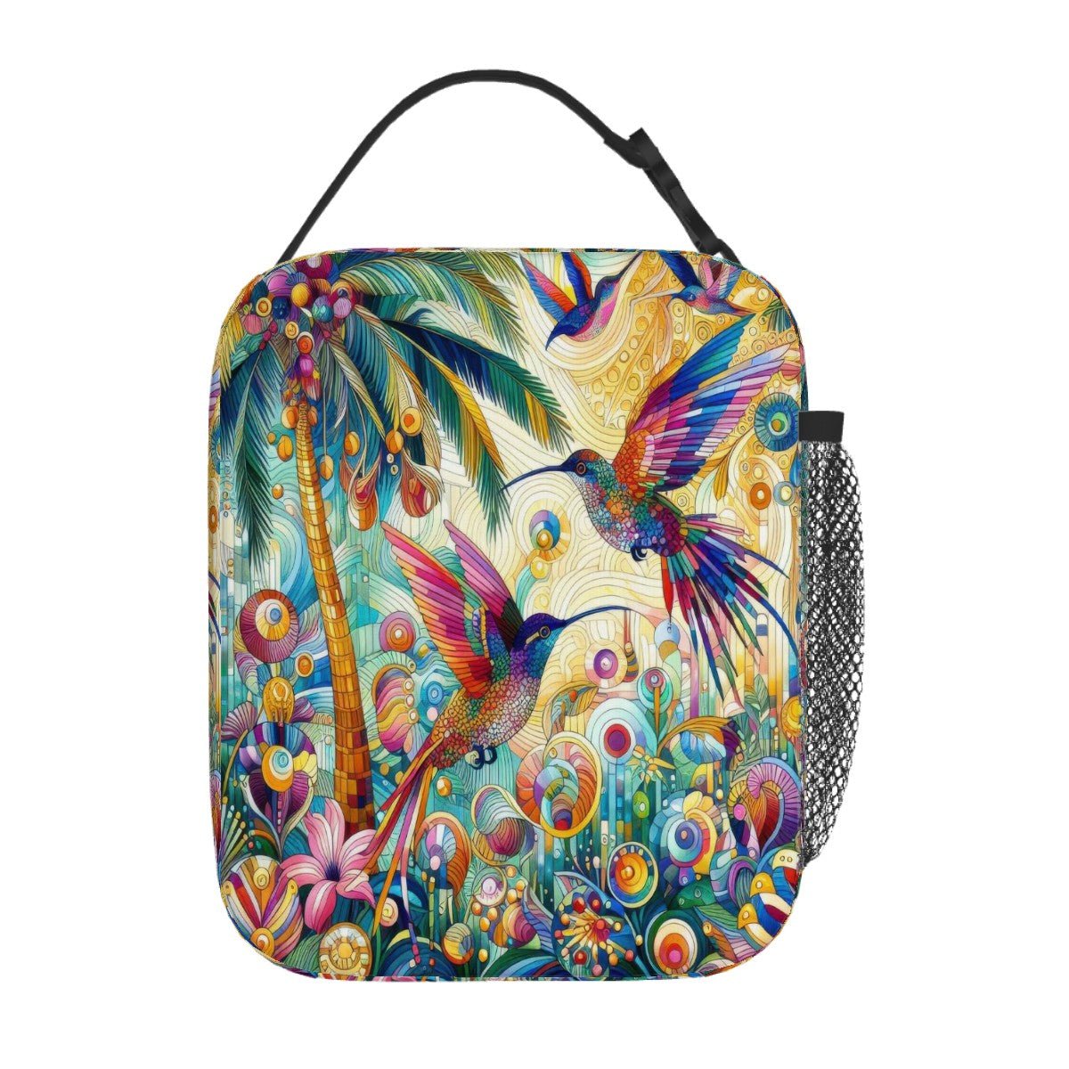 Tropical Hummingbirds Lunch Bag - Gregg Acini Adoree Designs - Lunch Bag