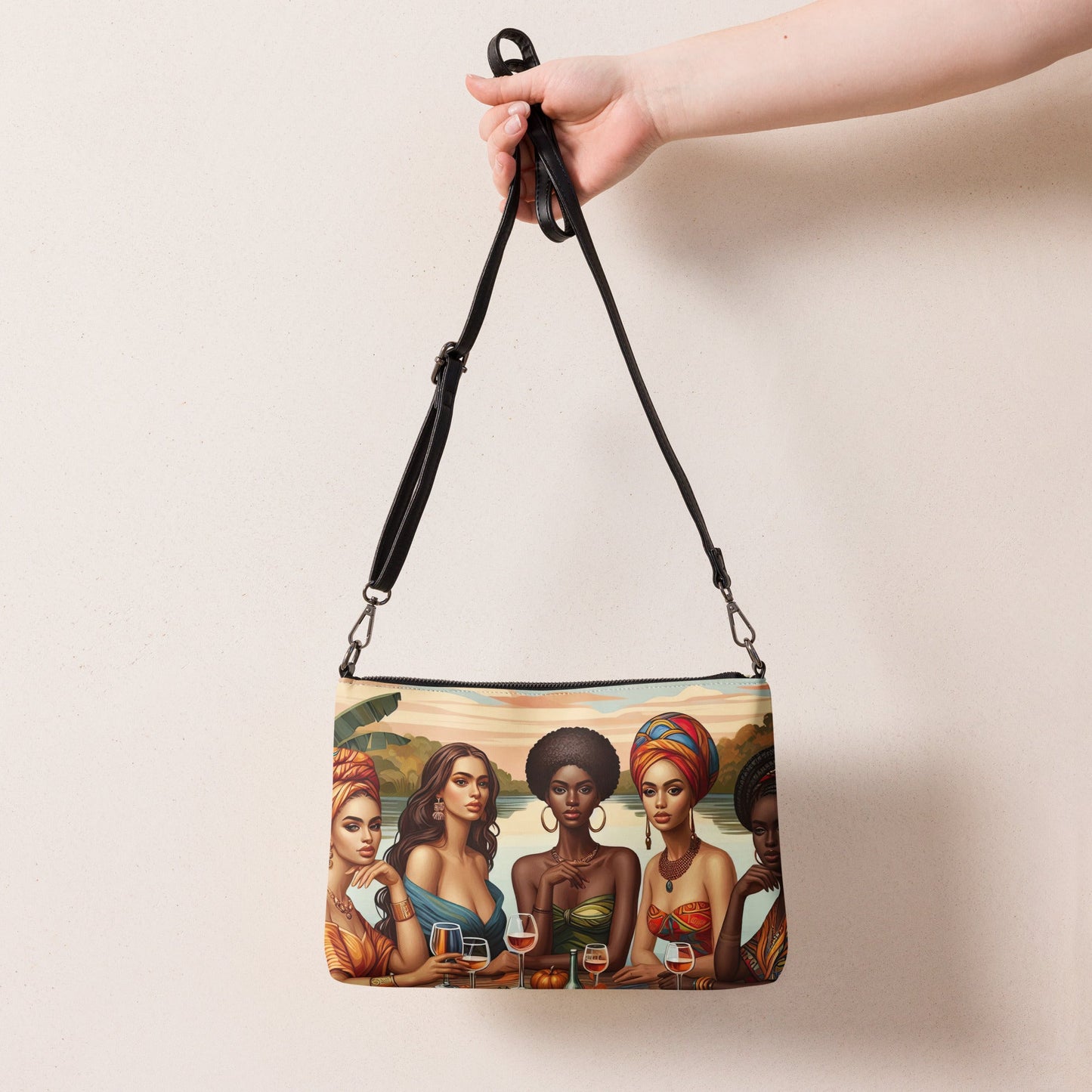 Tropical Ladies Crossbody bag - Gregg Acini Adoree Designs - Handbag