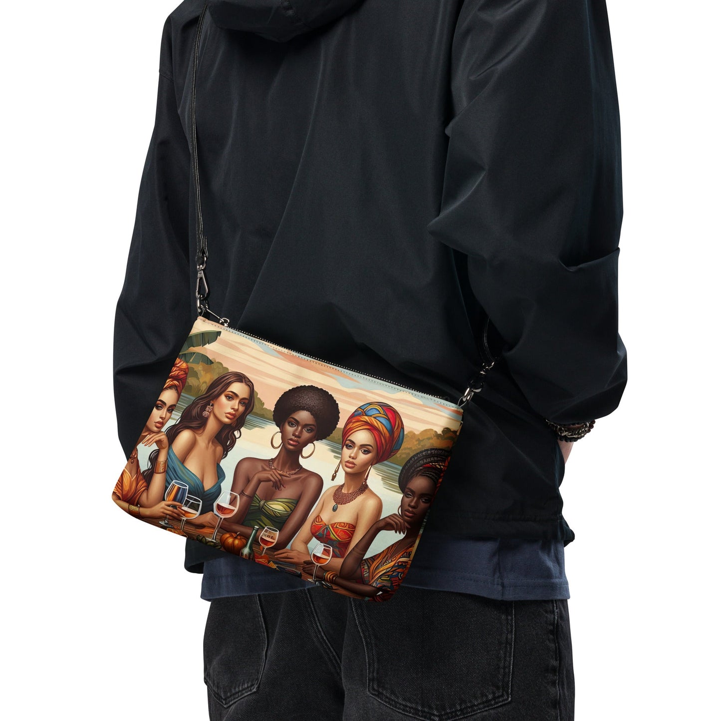 Tropical Ladies Crossbody bag - Gregg Acini Adoree Designs - Handbag