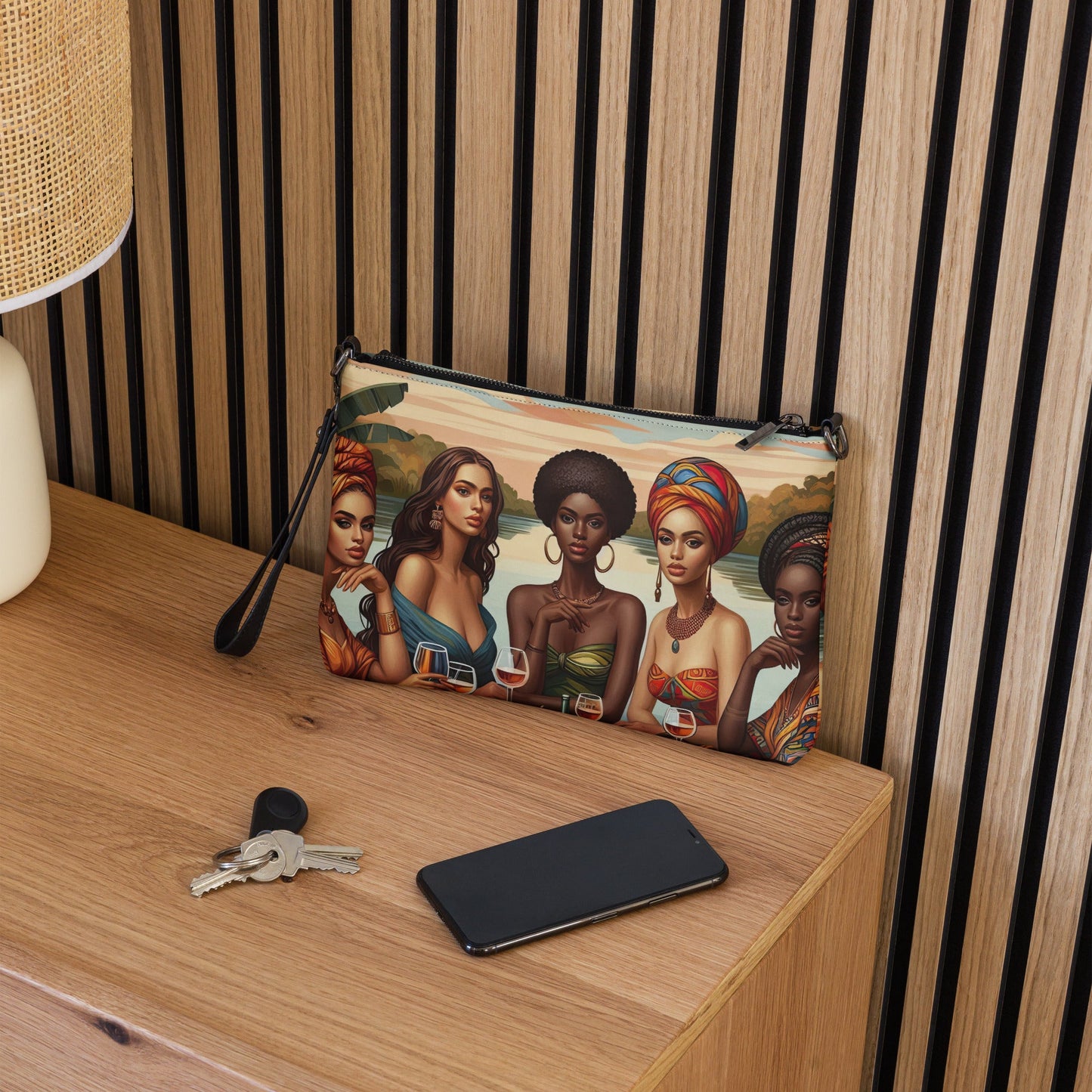 Tropical Ladies Crossbody bag - Gregg Acini Adoree Designs - Handbag