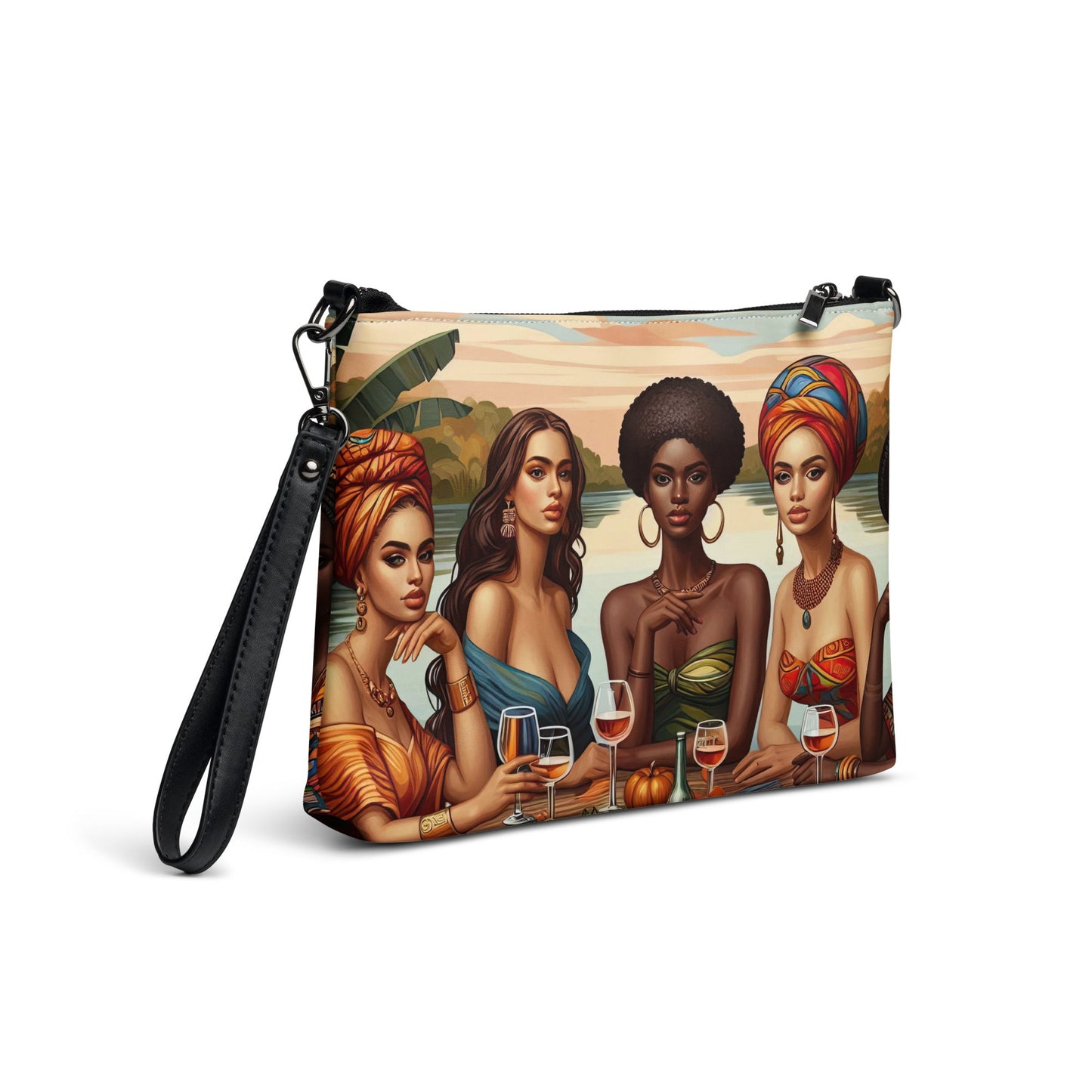 Tropical Ladies Crossbody bag - Gregg Acini Adoree Designs - Handbag