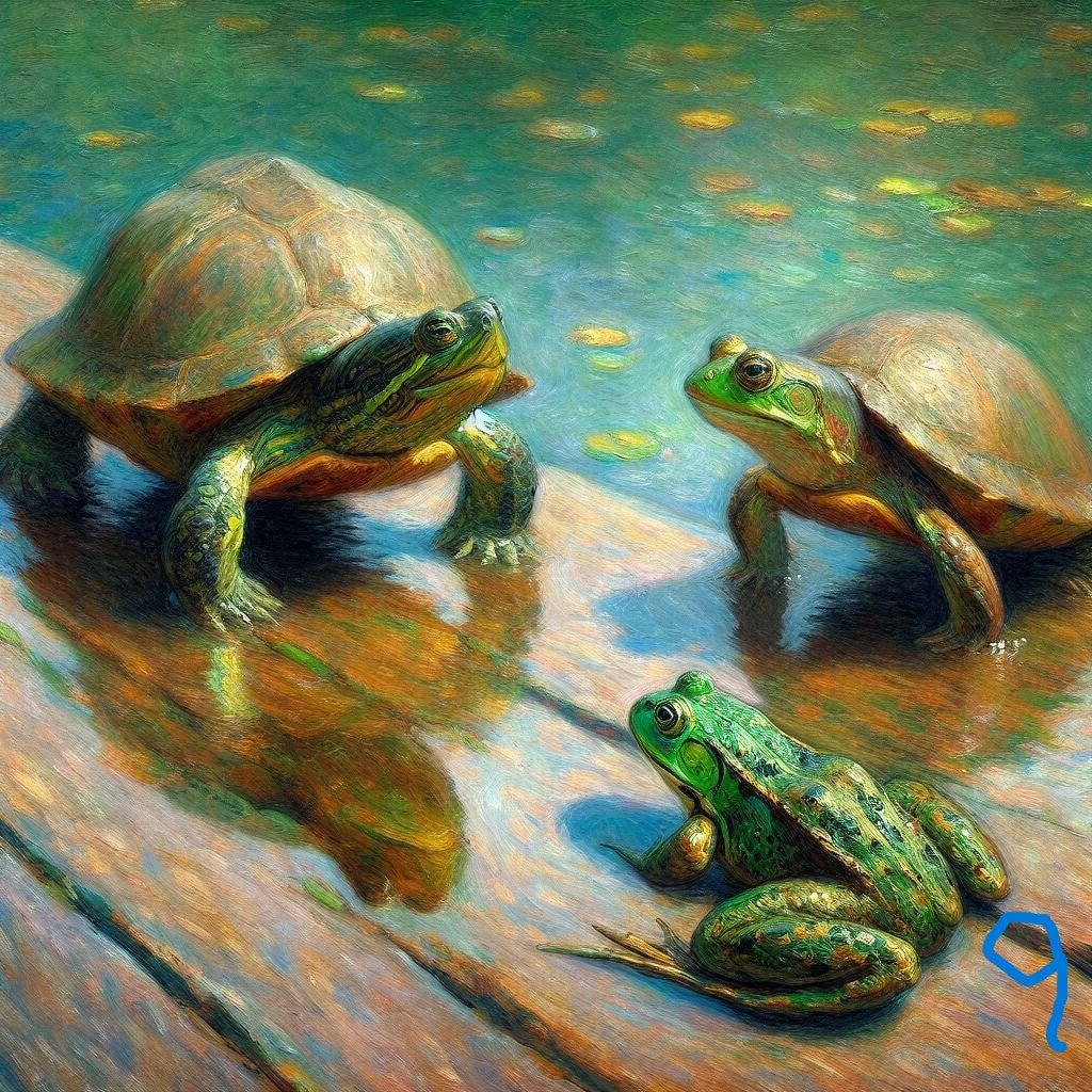 Turtle and Frog Ideas - Gregg Acini Adoree Designs -