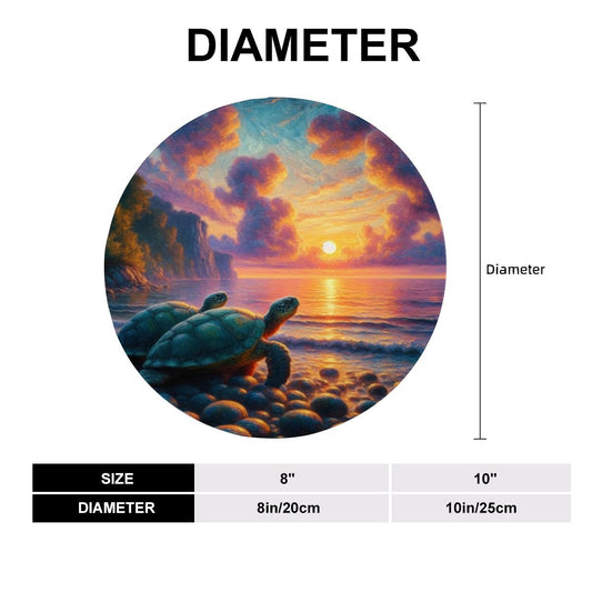 Turtles in the Sunset Decorative Plate - Gregg Acini Adoree Designs - Home Accessories