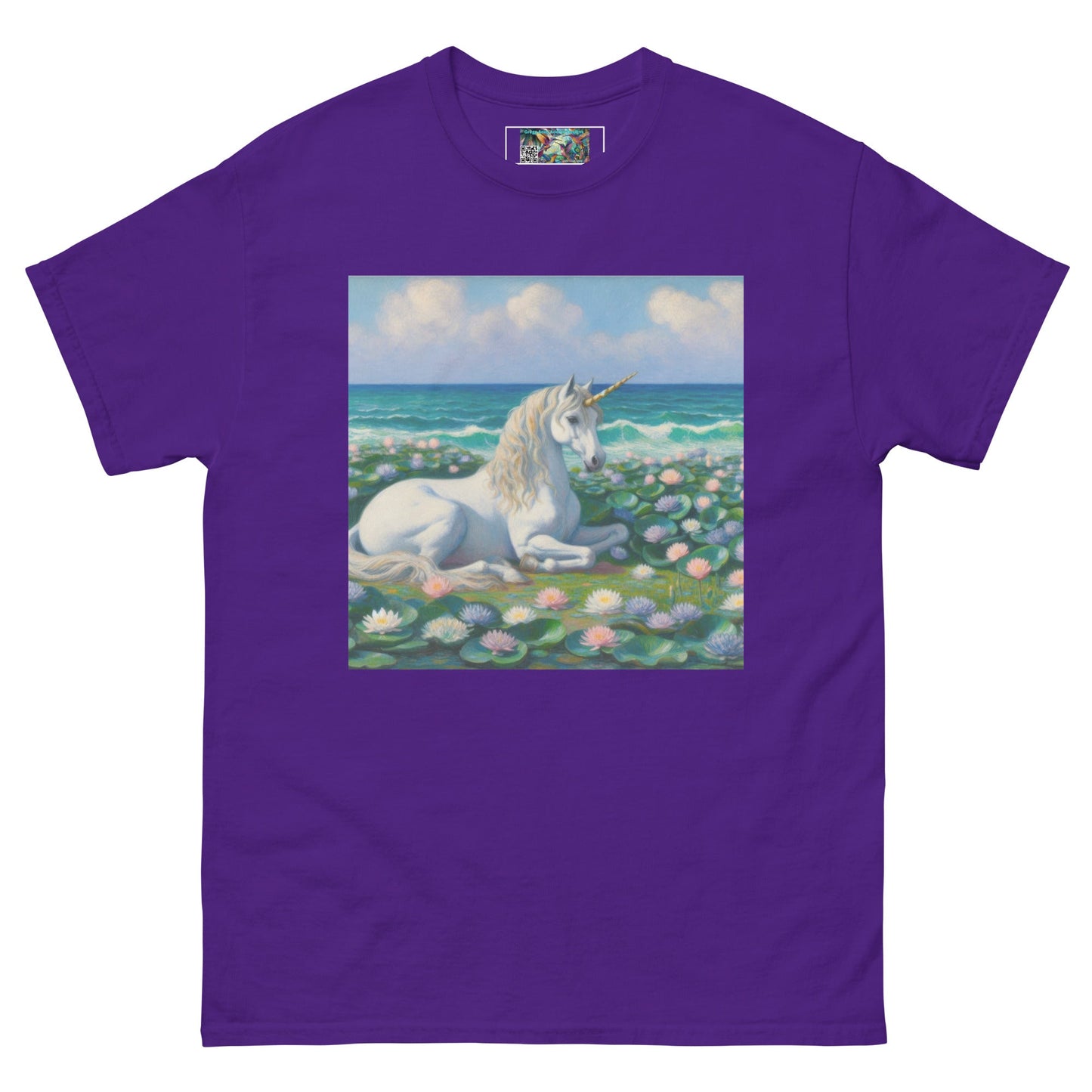 Unicorn by the Sea Unisex classic tee by Gregg Acini Adoree Designs - Gregg Acini Adoree Designs - Tee Shirt