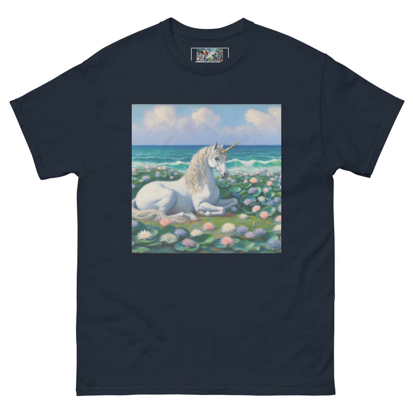 Unicorn by the Sea Unisex classic tee by Gregg Acini Adoree Designs - Gregg Acini Adoree Designs - Tee Shirt