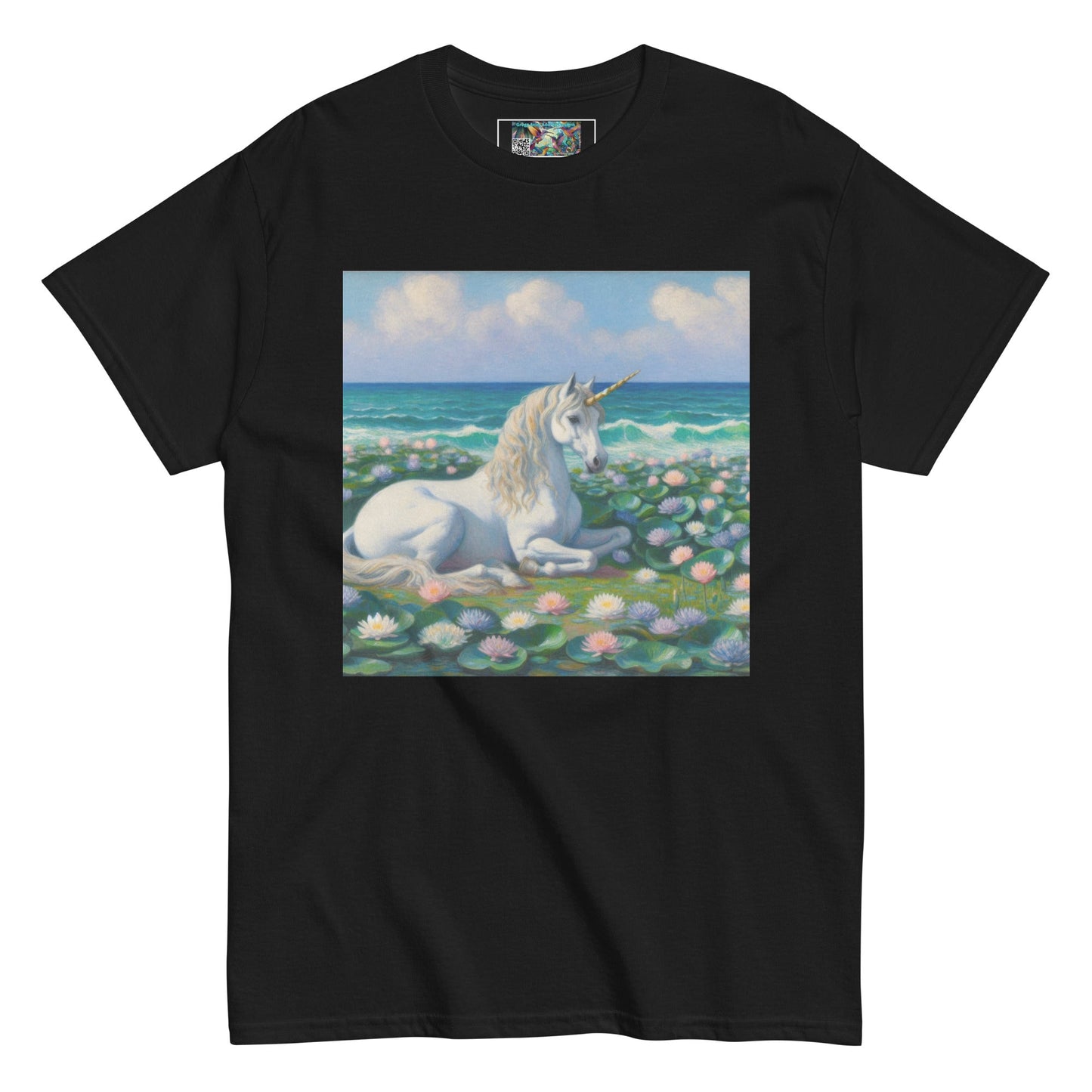 Unicorn by the Sea Unisex classic tee by Gregg Acini Adoree Designs - Gregg Acini Adoree Designs - Tee Shirt
