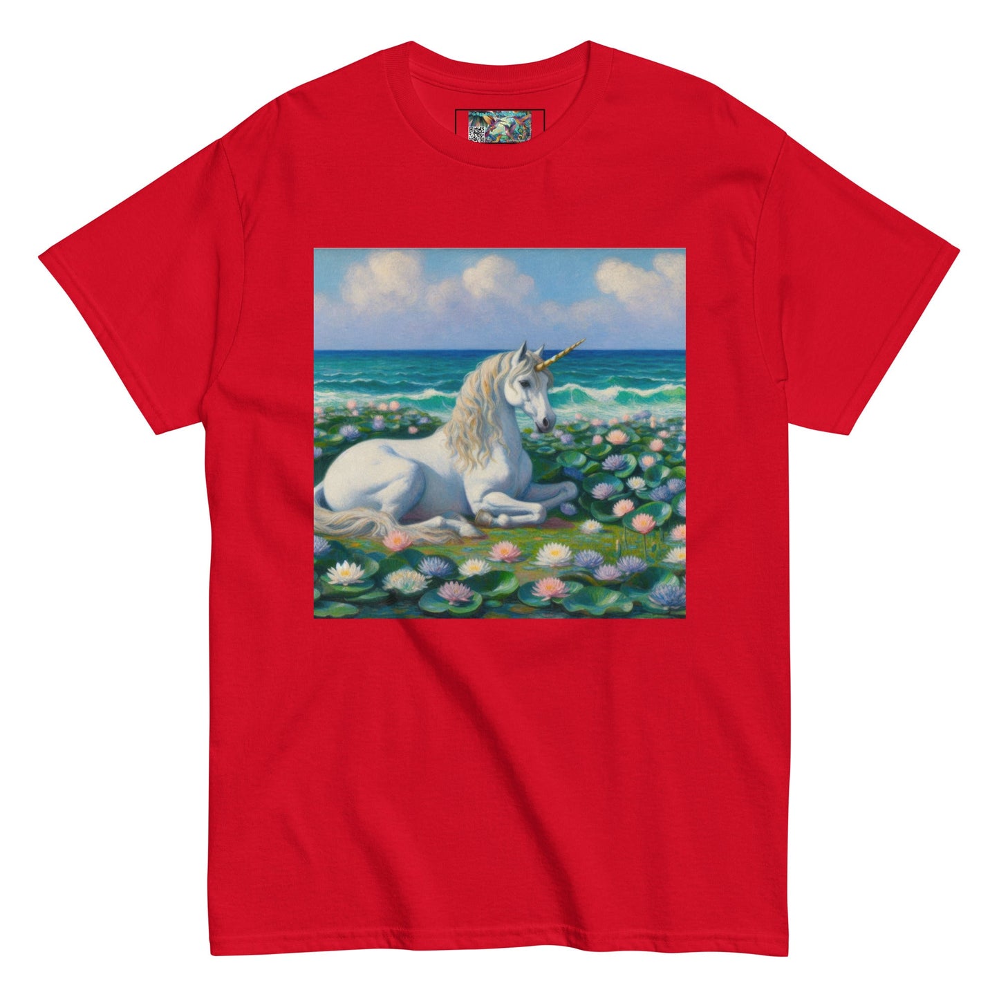 Unicorn by the Sea Unisex classic tee by Gregg Acini Adoree Designs - Gregg Acini Adoree Designs - Tee Shirt