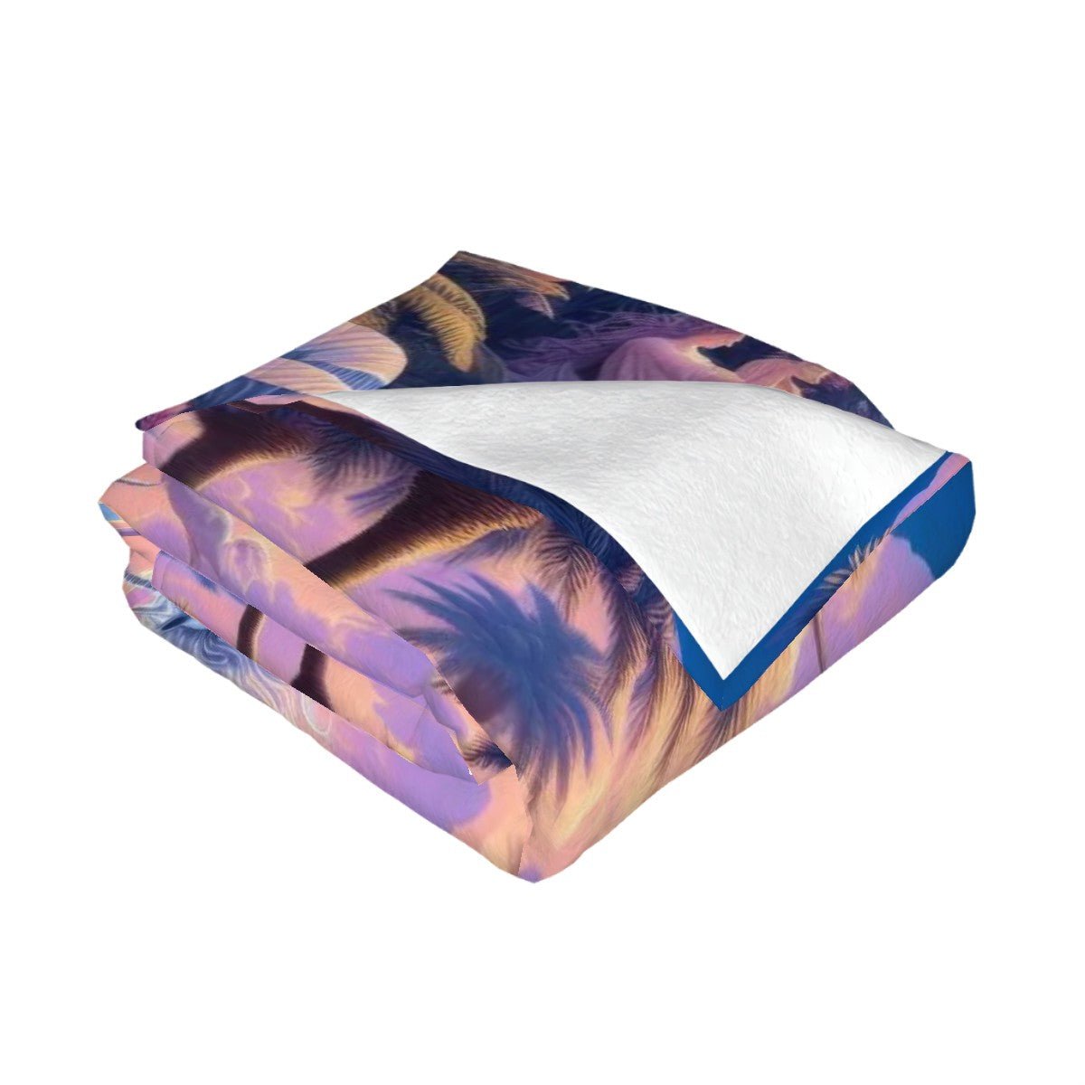 Unicorn Fantasy Flannel Throw Blanket - Gregg Acini Adoree Designs - Blanket