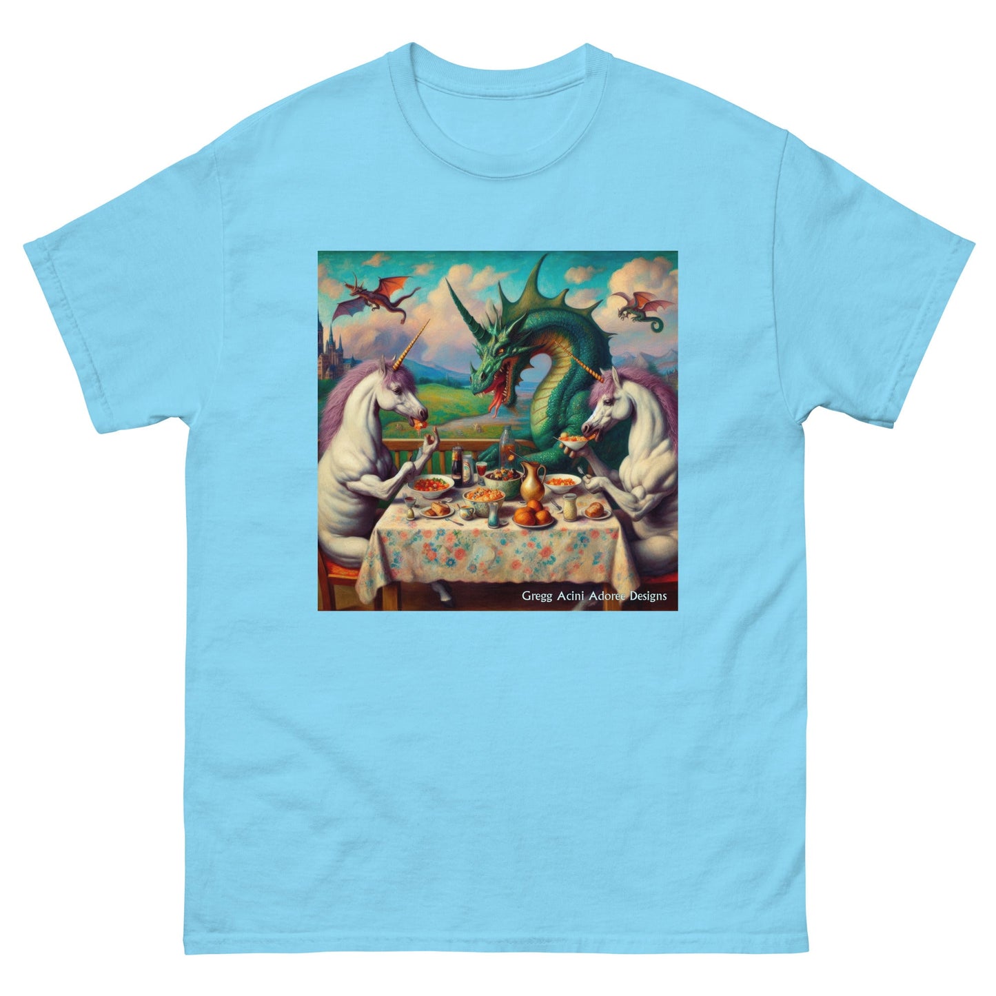 Unidragon1 Unisex classic tee by Gregg Acini Adoree Designs - Gregg Acini Adoree Designs - Tee Shirt