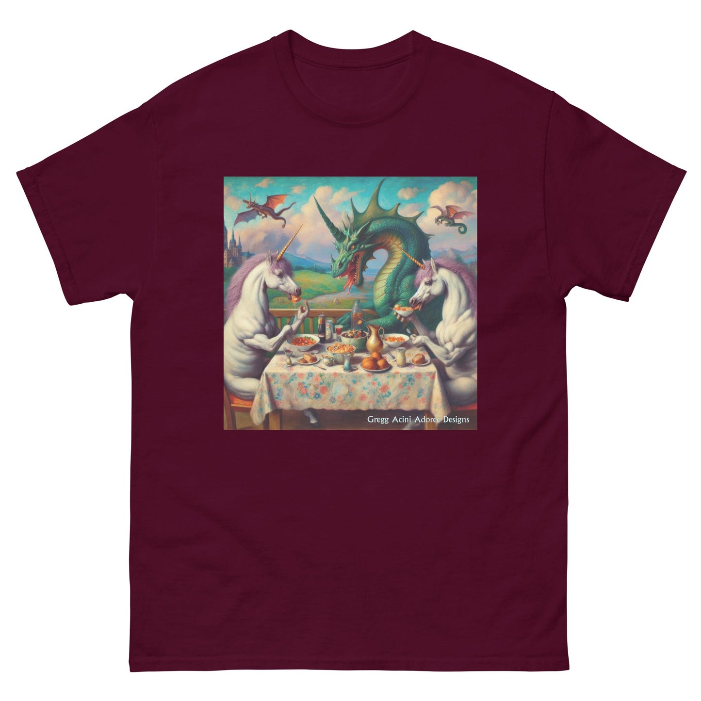 Unidragon1 Unisex classic tee by Gregg Acini Adoree Designs - Gregg Acini Adoree Designs - Tee Shirt