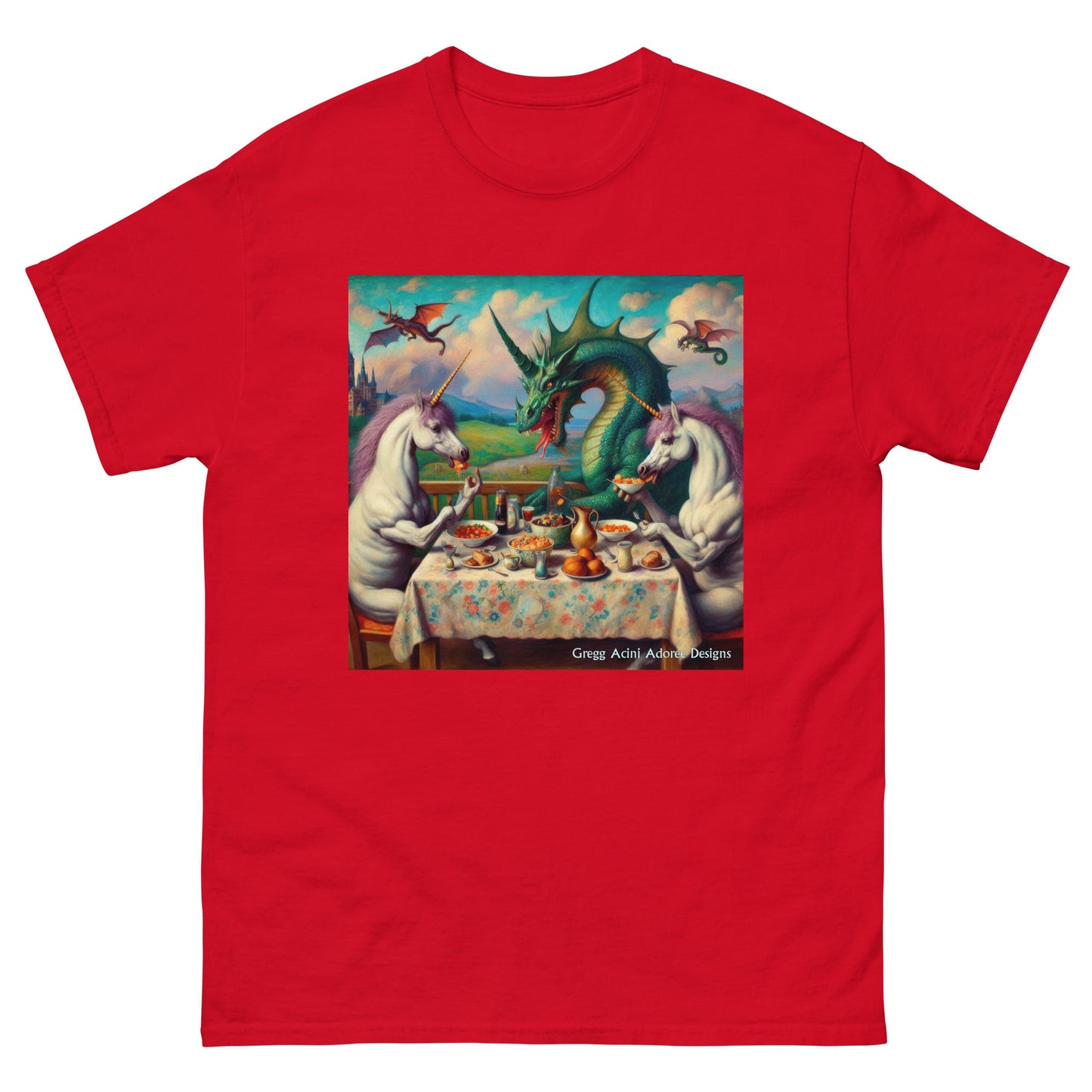 Unidragon1 Unisex classic tee by Gregg Acini Adoree Designs - Gregg Acini Adoree Designs - Tee Shirt