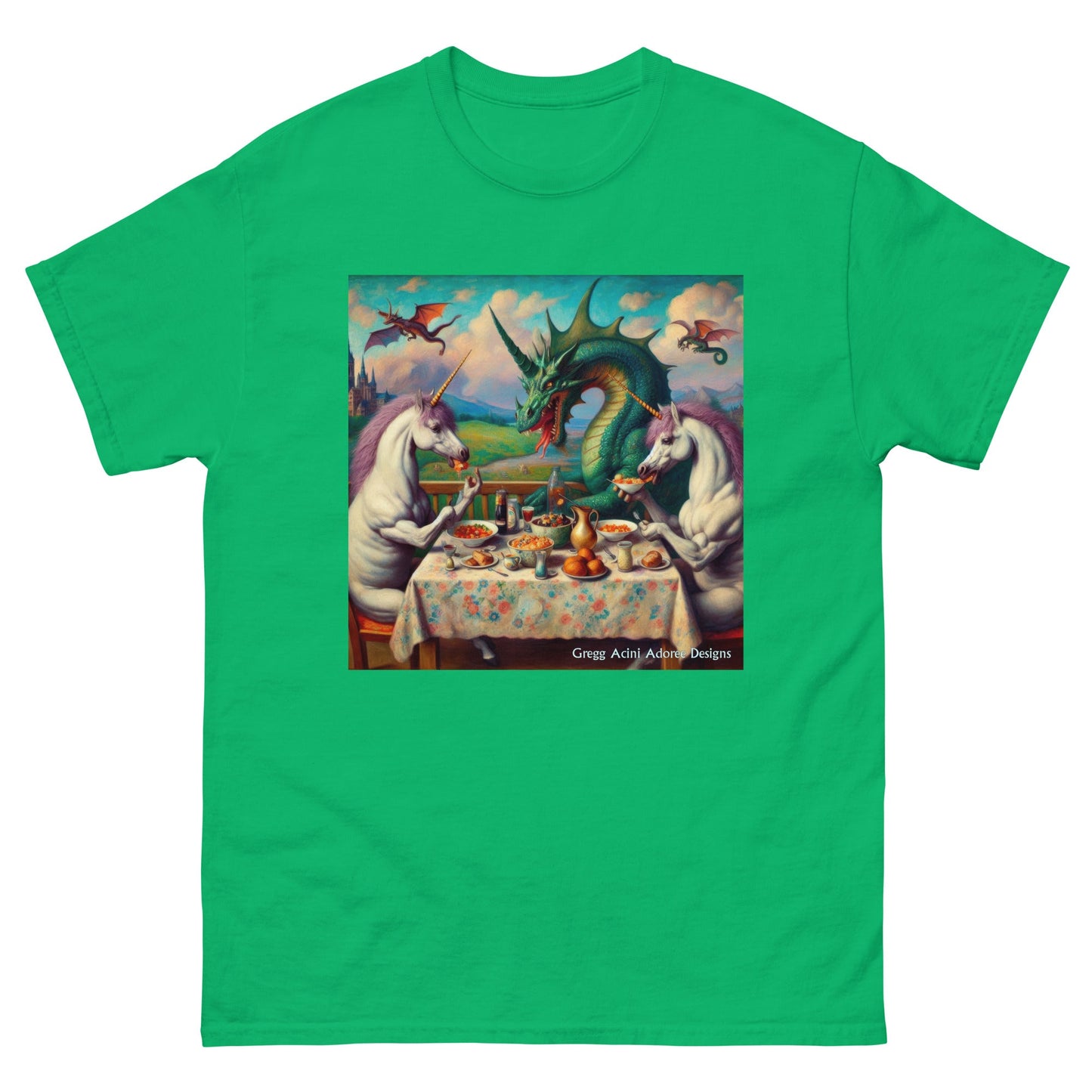 Unidragon1 Unisex classic tee by Gregg Acini Adoree Designs - Gregg Acini Adoree Designs - Tee Shirt