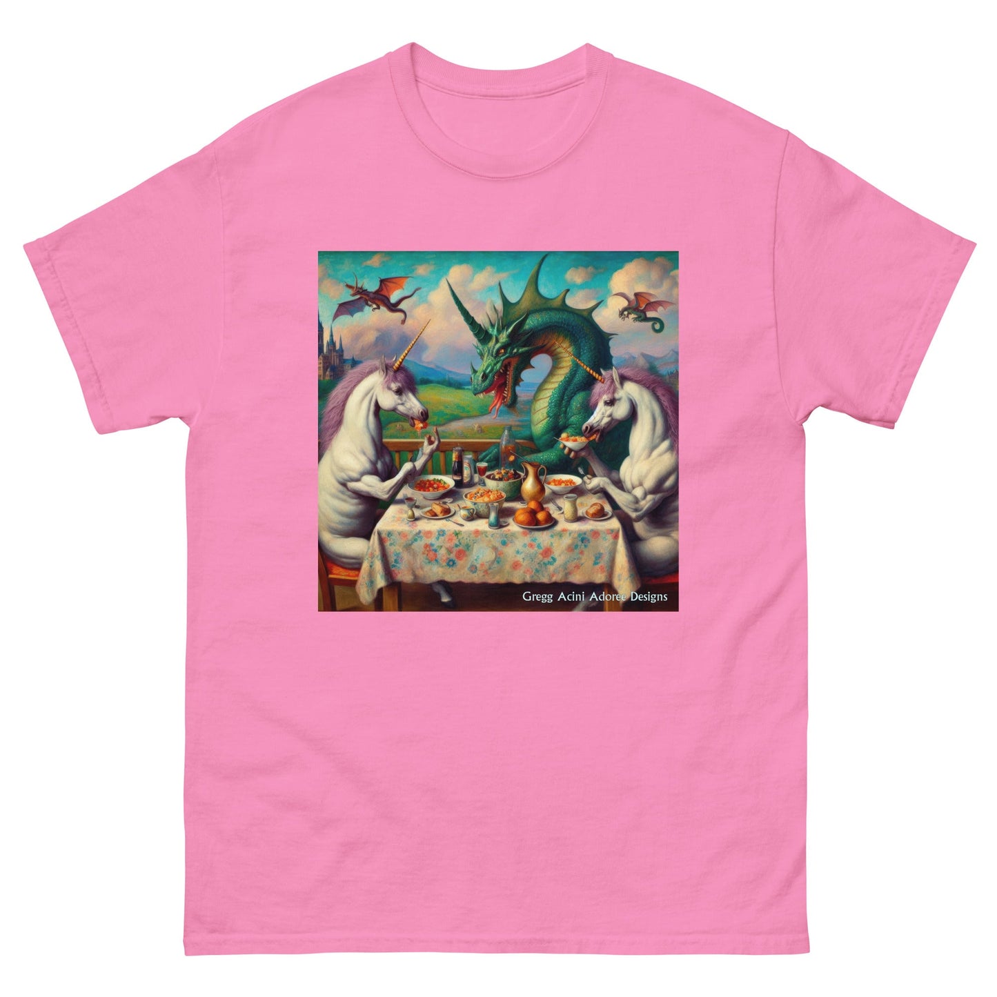 Unidragon1 Unisex classic tee by Gregg Acini Adoree Designs - Gregg Acini Adoree Designs - Tee Shirt
