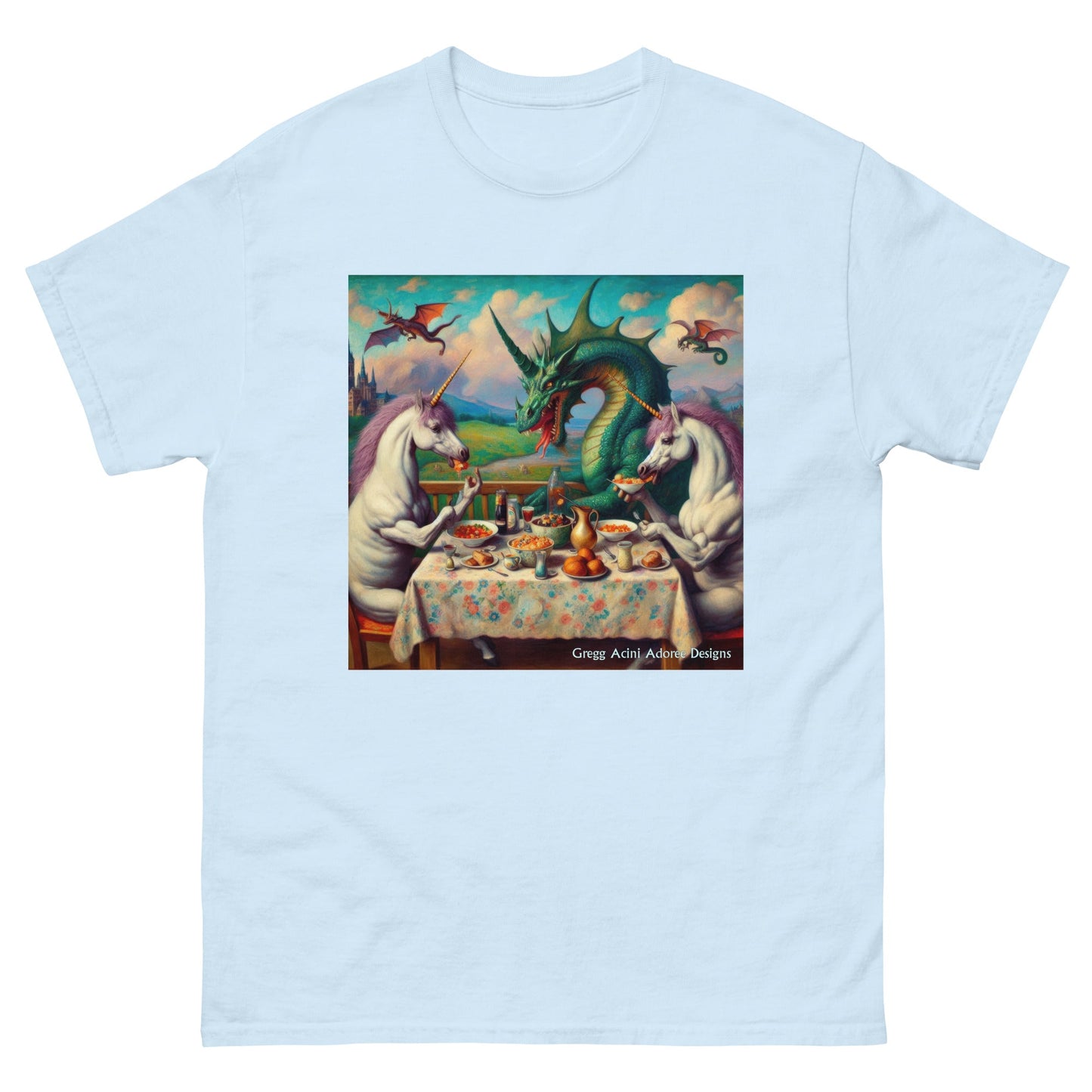 Unidragon1 Unisex classic tee by Gregg Acini Adoree Designs - Gregg Acini Adoree Designs - Tee Shirt