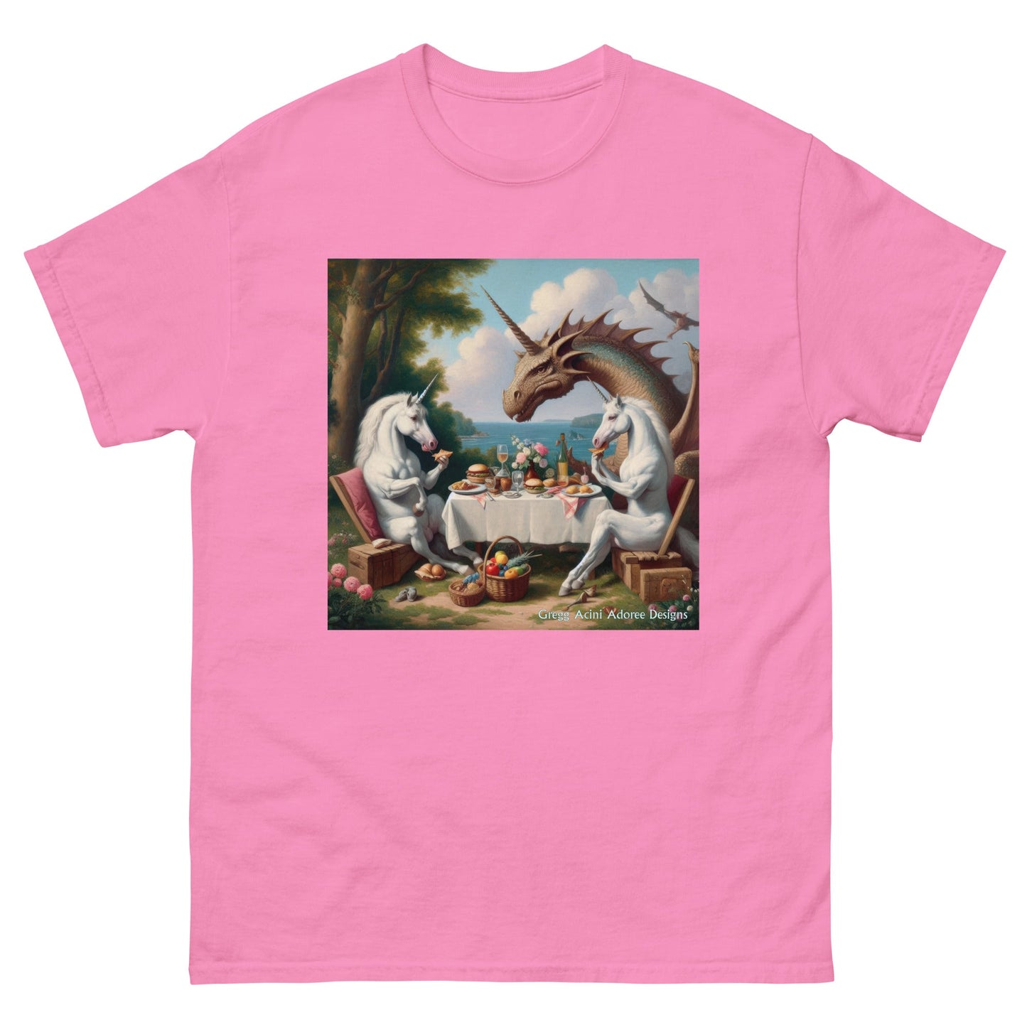 Unidragon2 Unisex classic tee by Gregg Acini Adoree Designs - Gregg Acini Adoree Designs - Tee Shirt