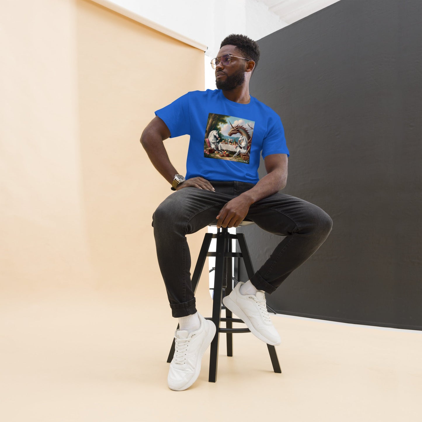 Unidragon2 Unisex classic tee by Gregg Acini Adoree Designs - Gregg Acini Adoree Designs - Tee Shirt