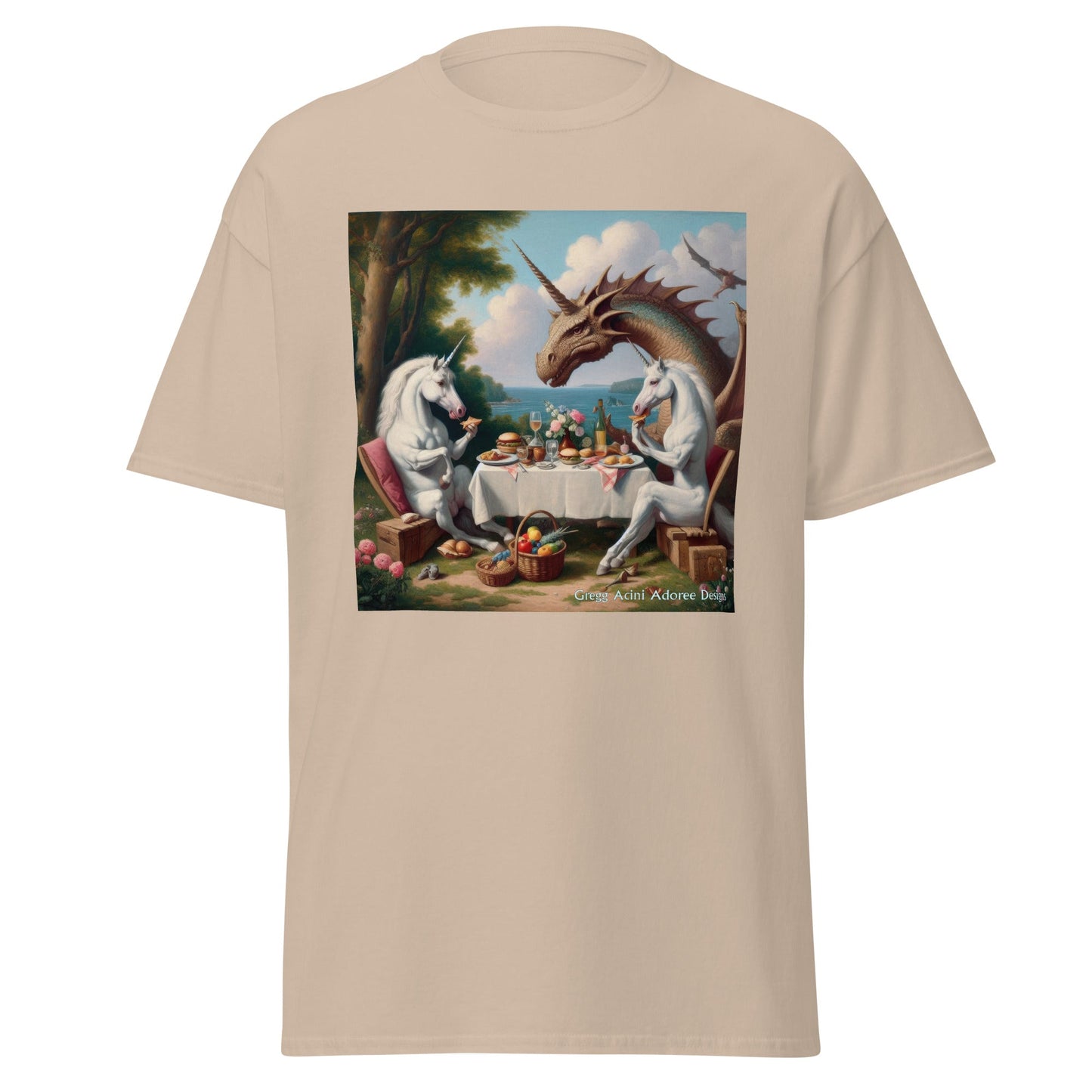 Unidragon2 Unisex classic tee by Gregg Acini Adoree Designs - Gregg Acini Adoree Designs - Tee Shirt