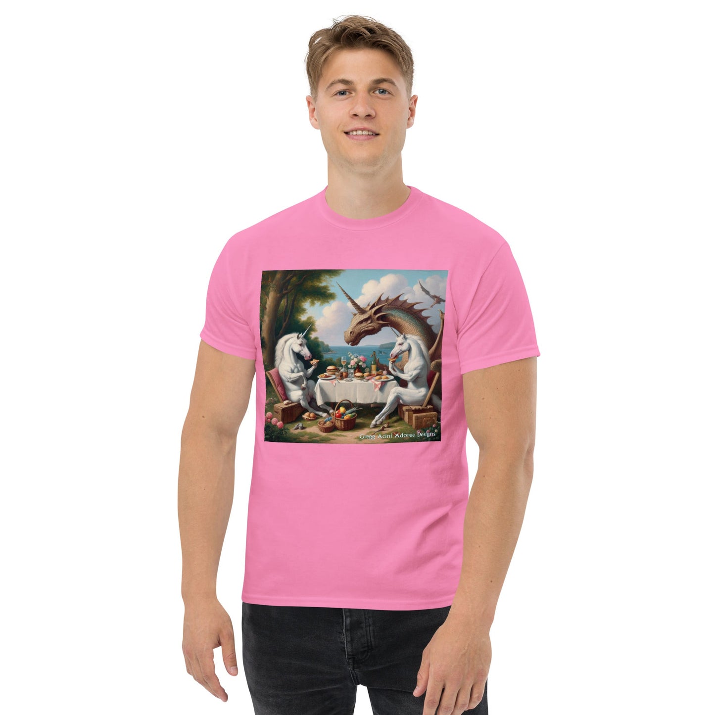 Unidragon2 Unisex classic tee by Gregg Acini Adoree Designs - Gregg Acini Adoree Designs - Tee Shirt