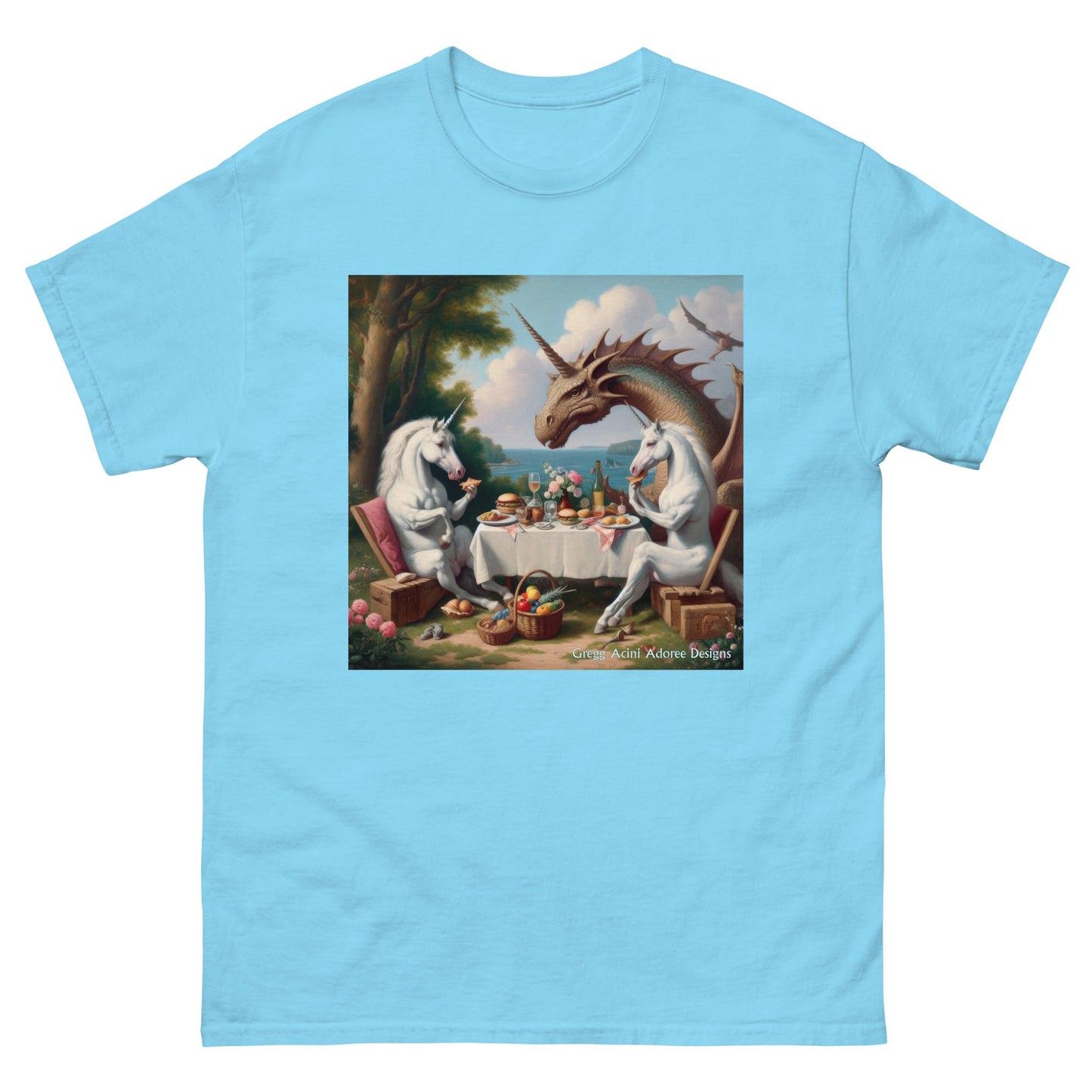 Unidragon2 Unisex classic tee by Gregg Acini Adoree Designs - Gregg Acini Adoree Designs - Tee Shirt