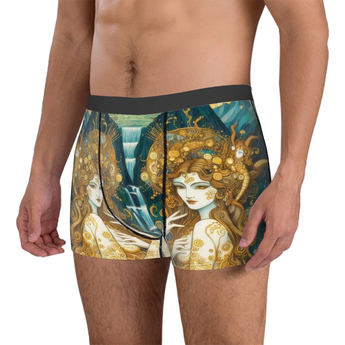 Water Nymph Boxer Briefs - Gregg Acini Adoree Designs - Underwear