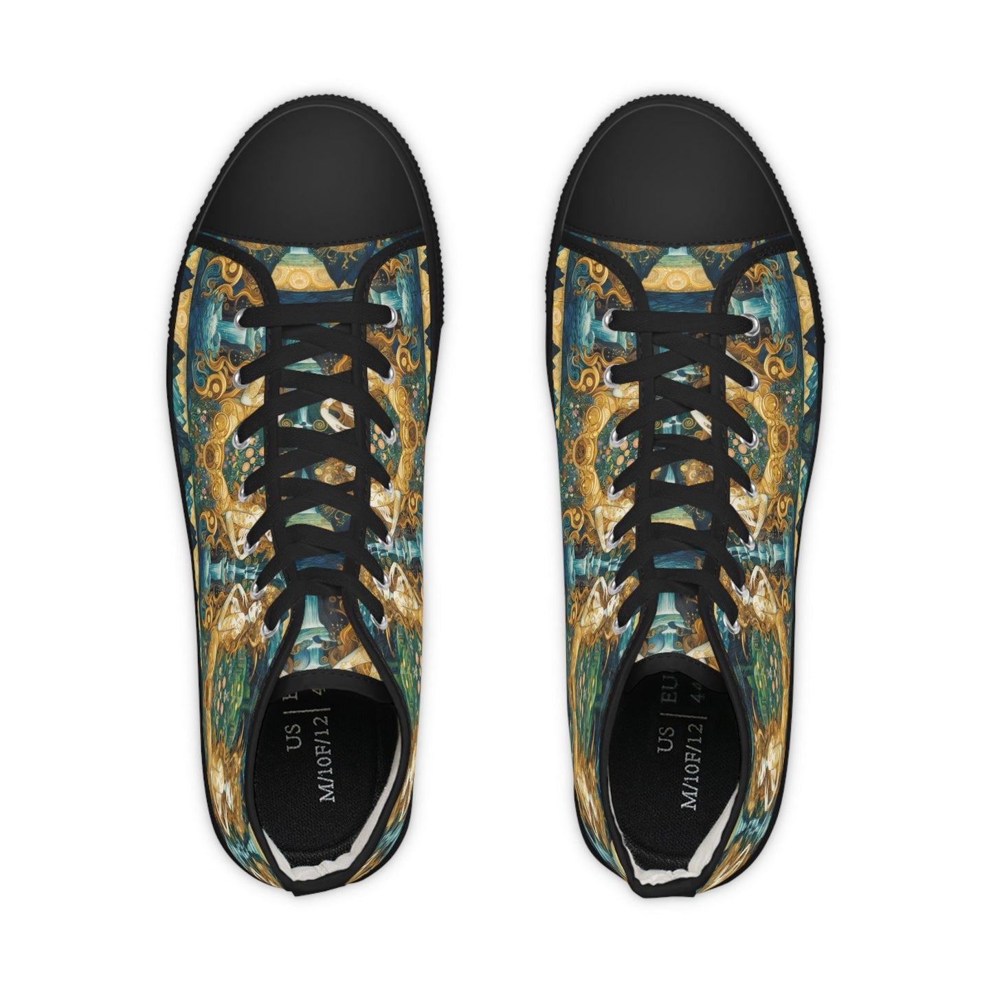 Water Nymphs Artistic High Top Sneakers by Gregg Acini Adoree Designs - Gregg Acini Adoree Designs - Shoes