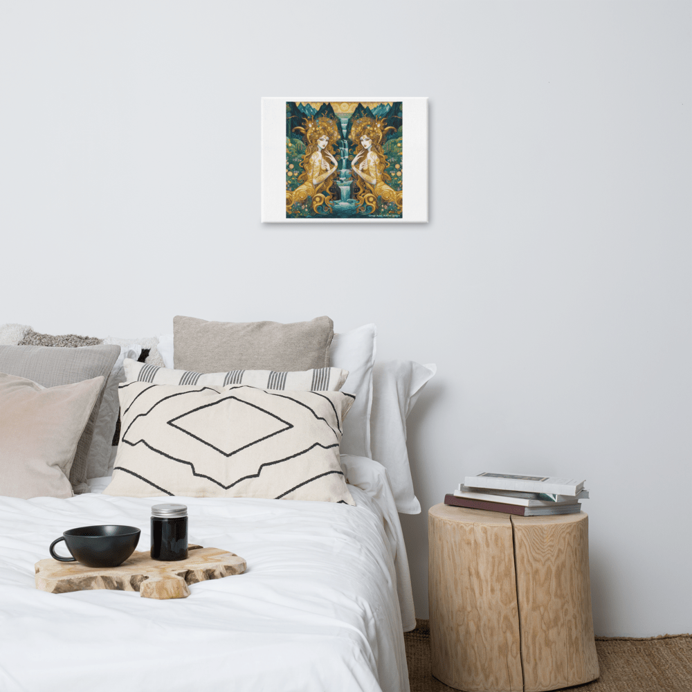 Water Nymphs Canvas by Gregg Acini Adoree Designs - Gregg Acini Adoree Designs - Art